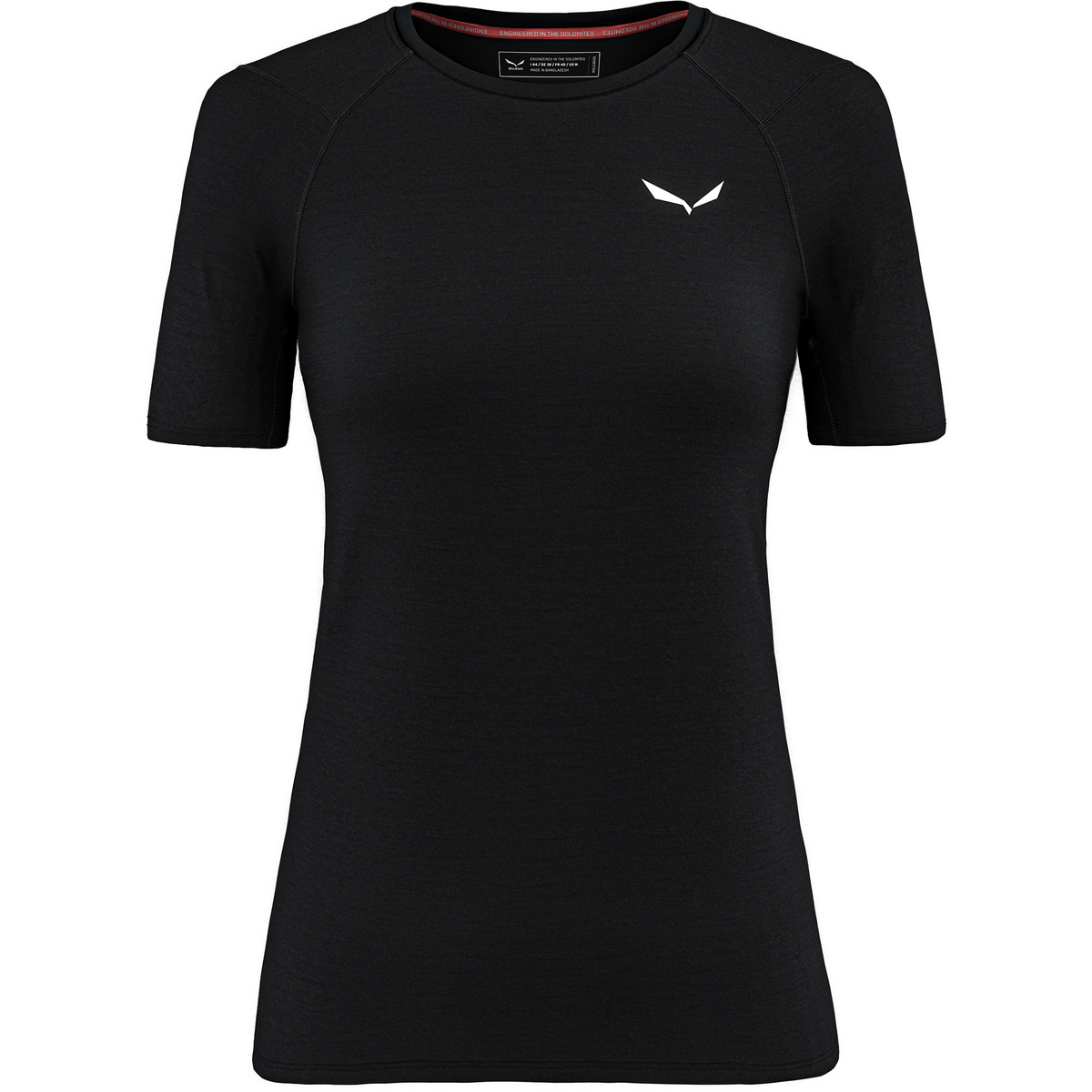 Salewa Damen Cristallo Warm AMR T-Shirt (Größe S, schwarz)
