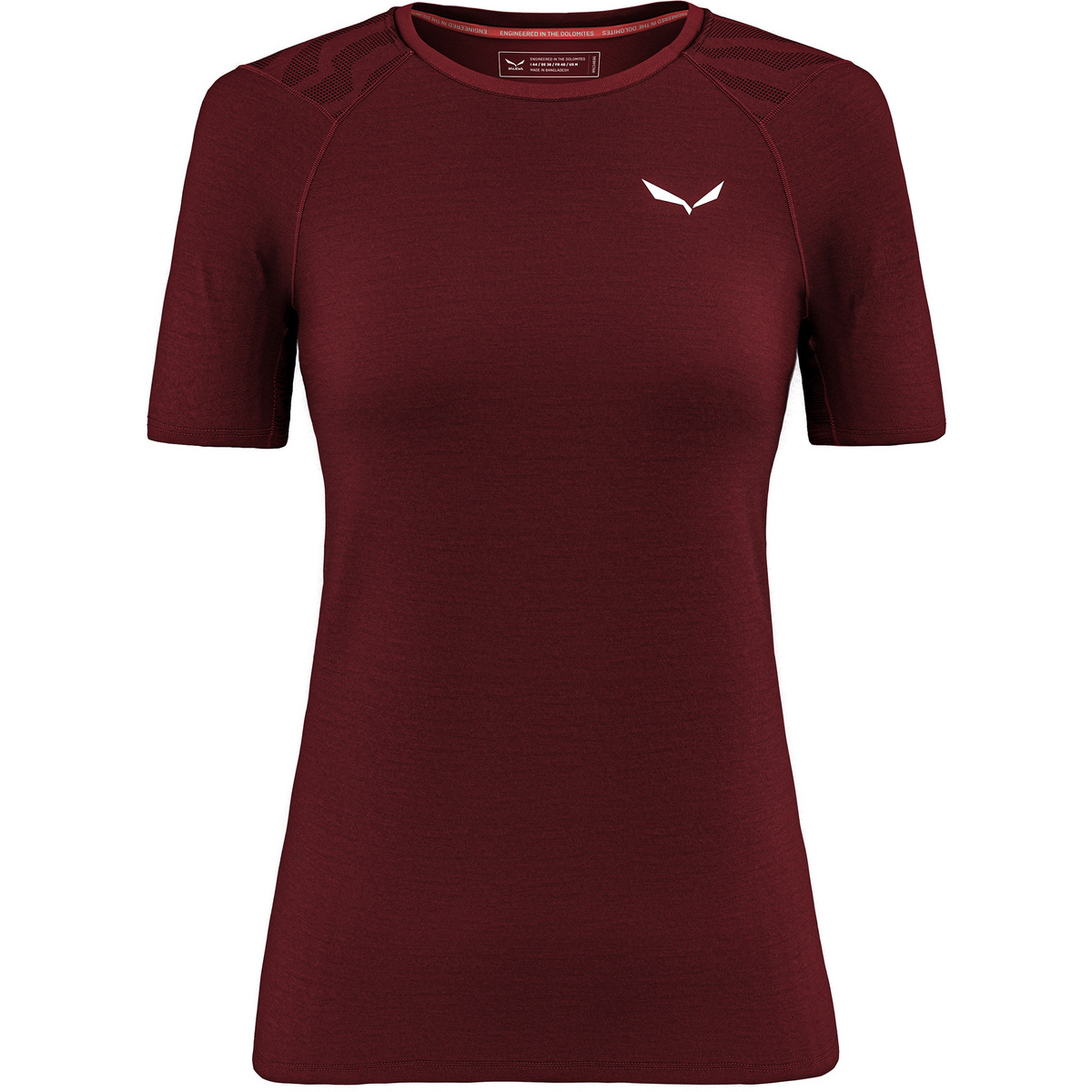 Salewa Damen Cristallo Warm AMR T-Shirt (Größe M, rot)