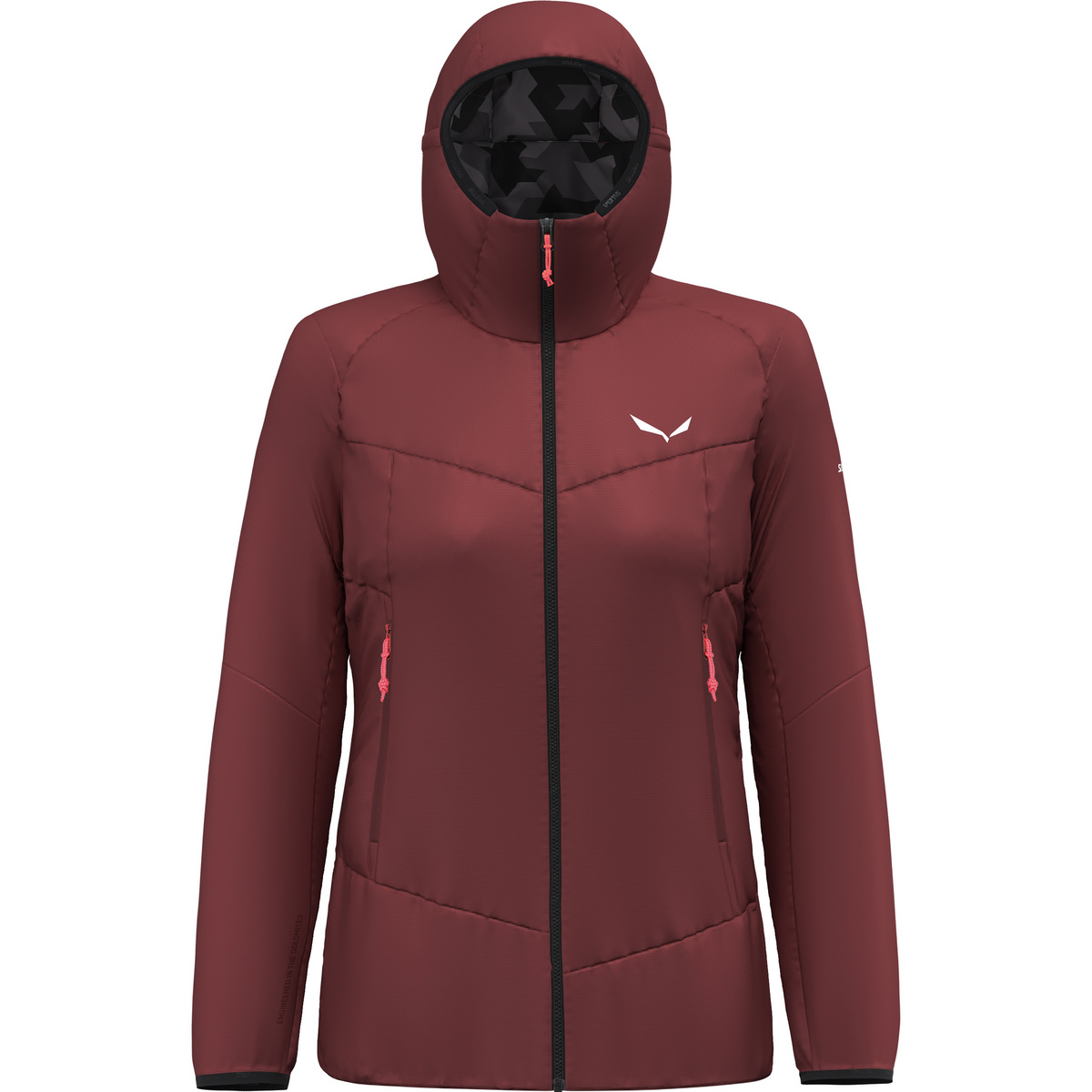 Salewa Donna Giacca Ortles TWR Stretch HD (Taglia S, Rosso)