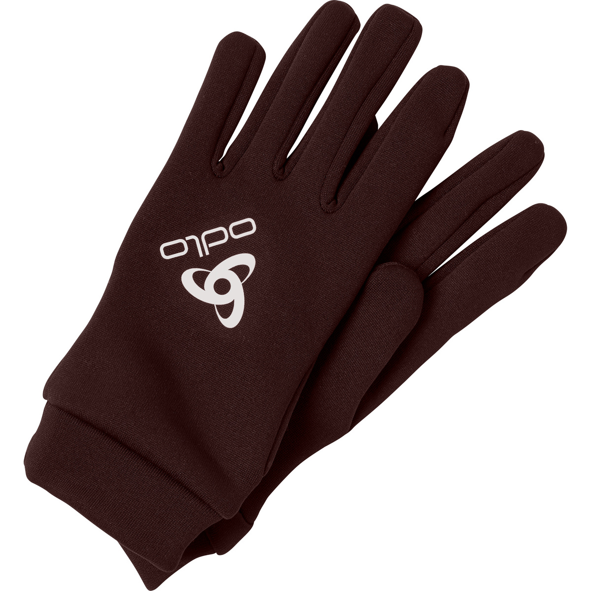 Odlo Guanti Stretchfleece Liner Eco (Taglia S, Rosso)