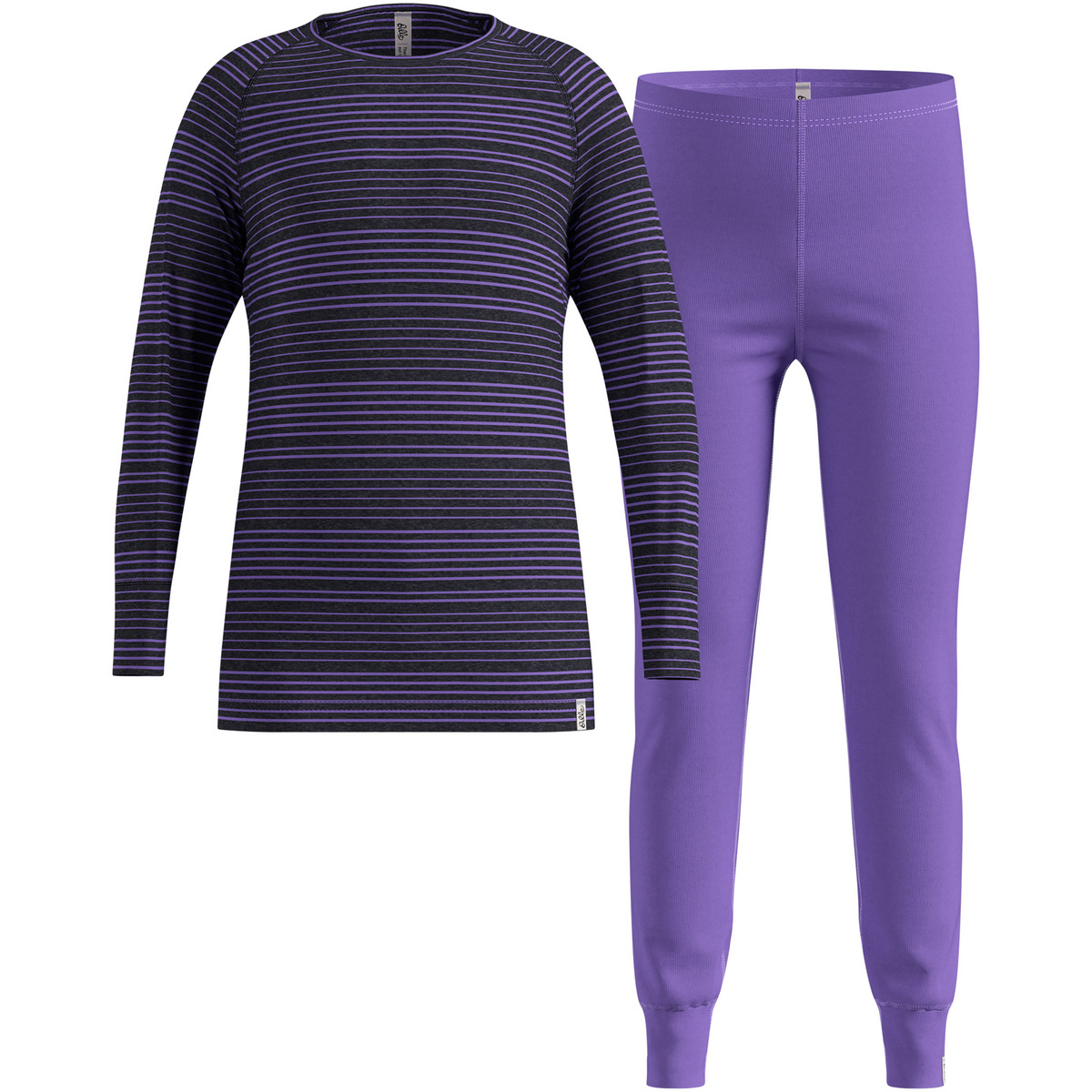 Odlo Ensemble de sous-vêtements Active Warm Eco (taille 128, Violet)
