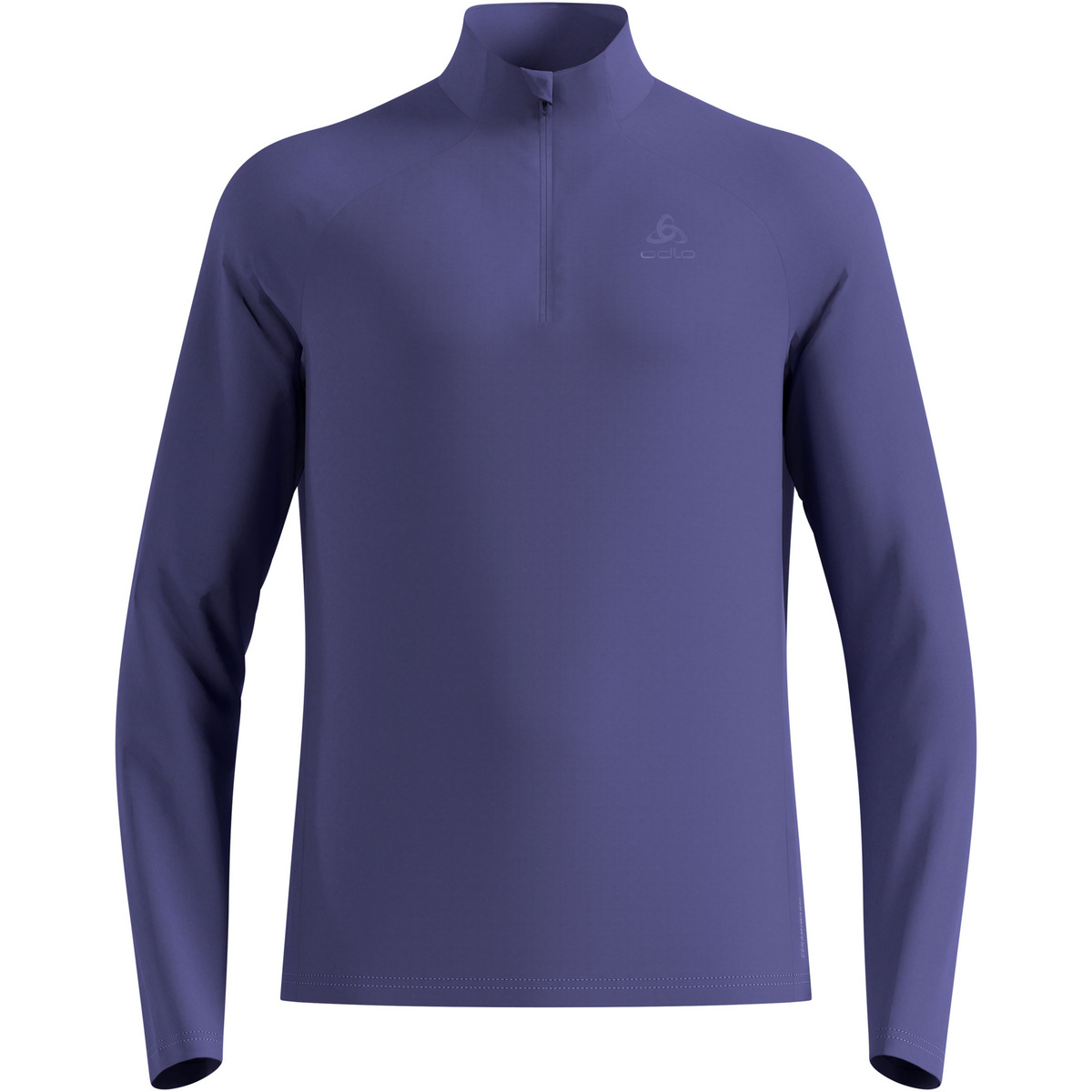 Image of Odlo Uomo Maglia a manica lunga con 1/2 zip Essential Ceramiwarm