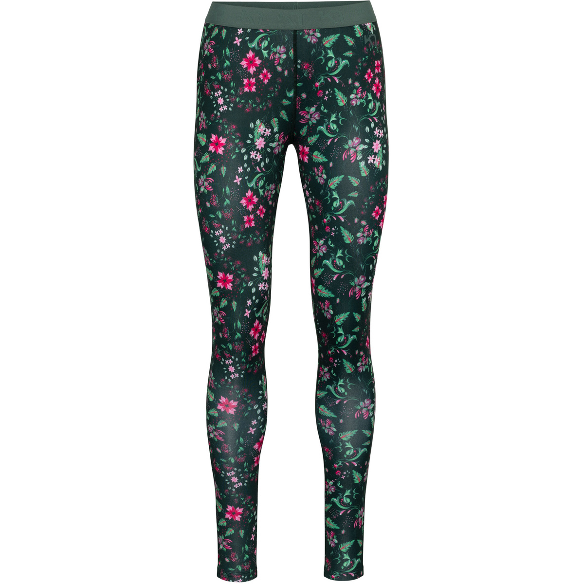 Kari Traa Donna Leggings Fryd (Taglia XS, Verde)