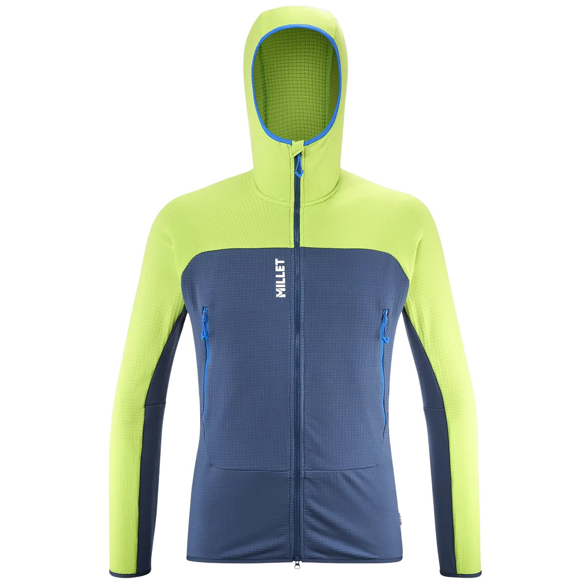 Millet Herren Fusion Grid Hoodie Jacke (Größe L, blau)