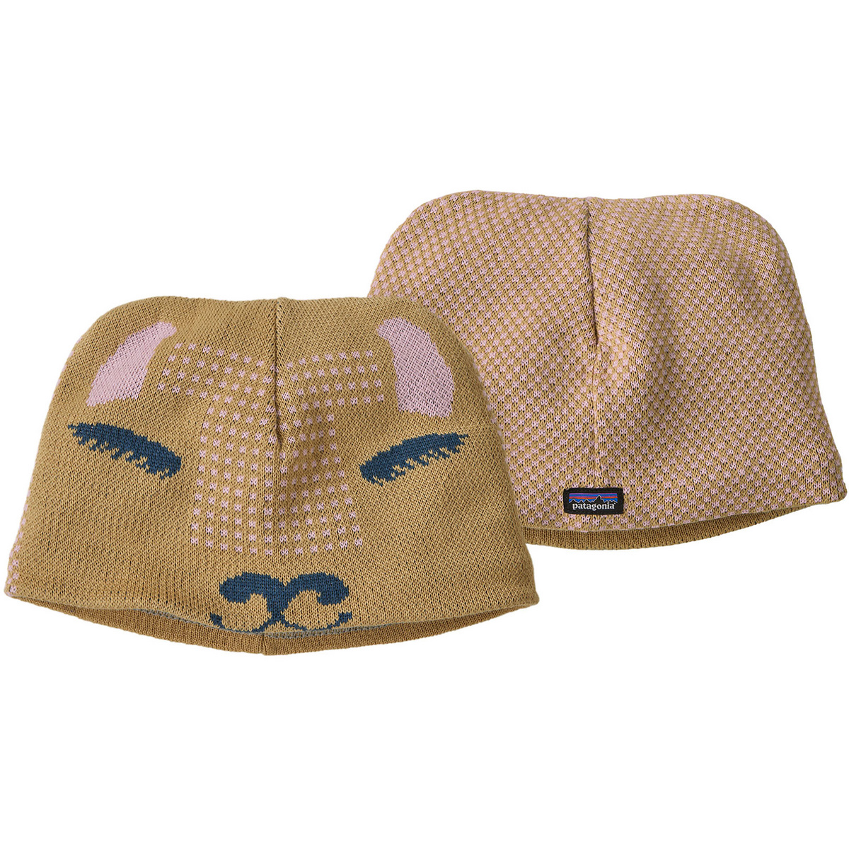 Patagonia Bambino Berretto Animal Friends (Taglia 53, Marrone)
