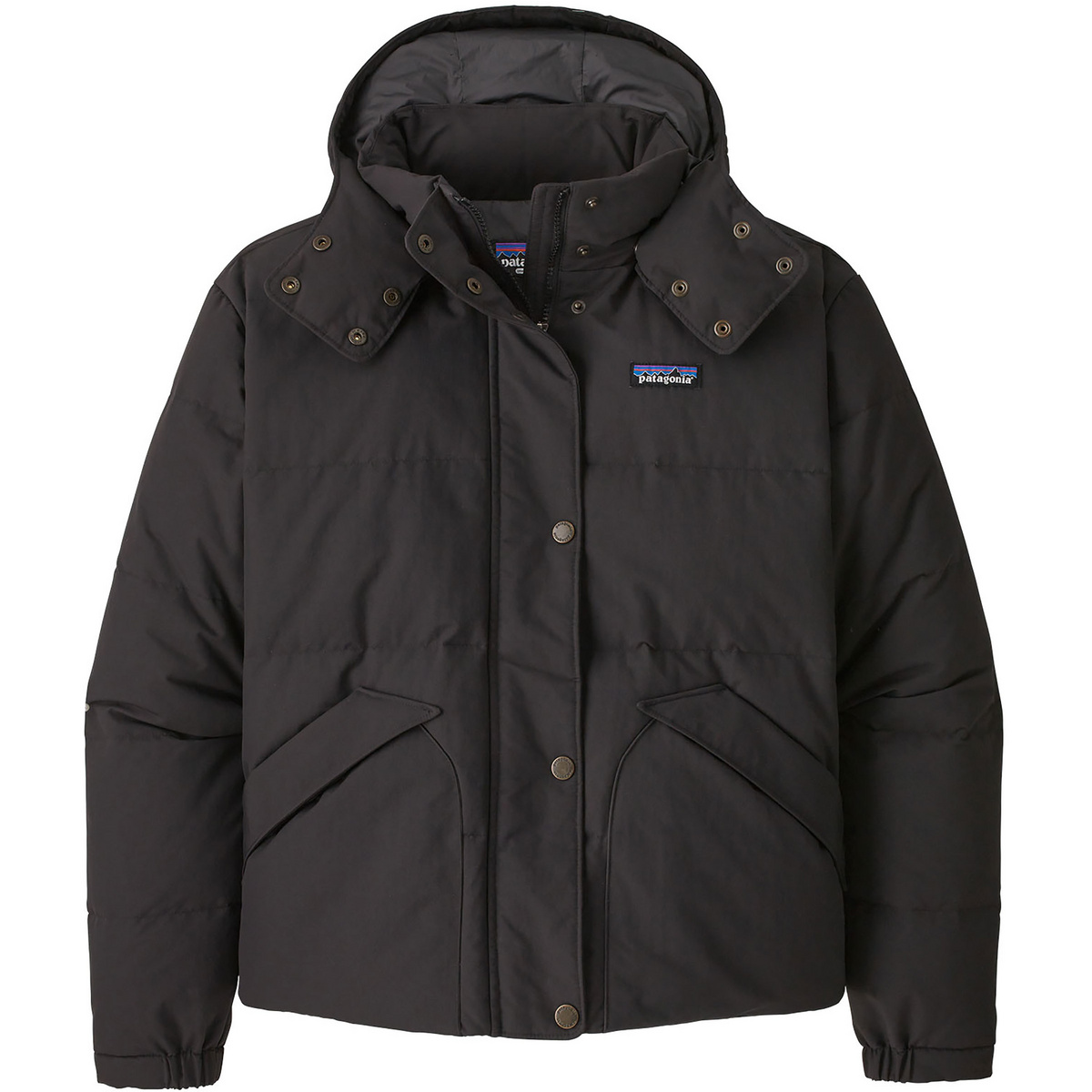 Patagonia Damen Downdrift Jacke (Größe S, schwarz)