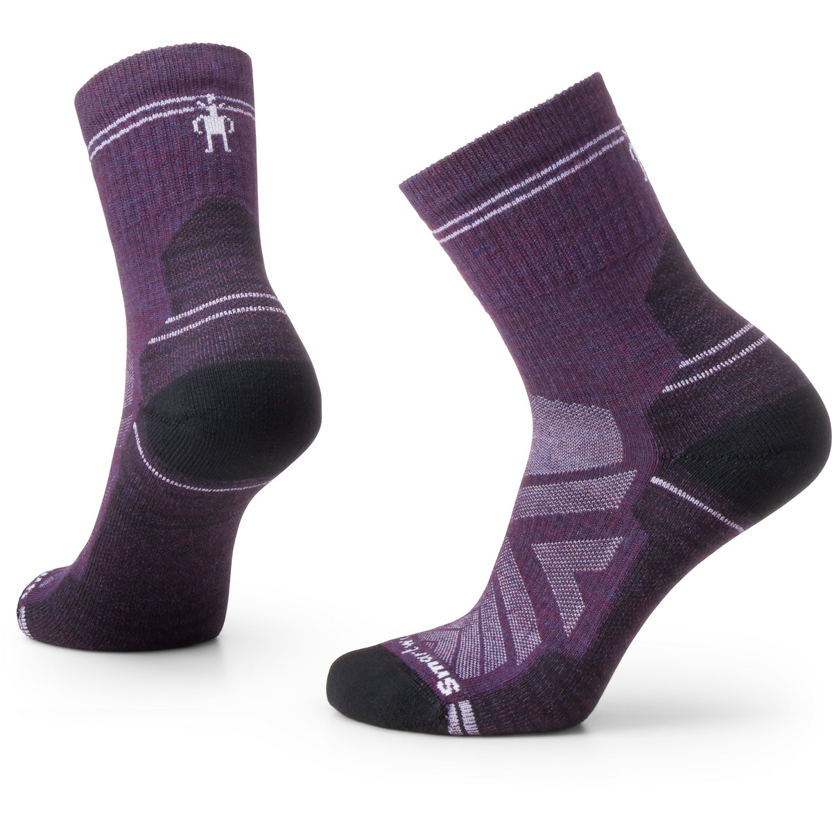 Smartwool Damen Hike Light Cushion Mid Socken (Größe 38 , lila)
