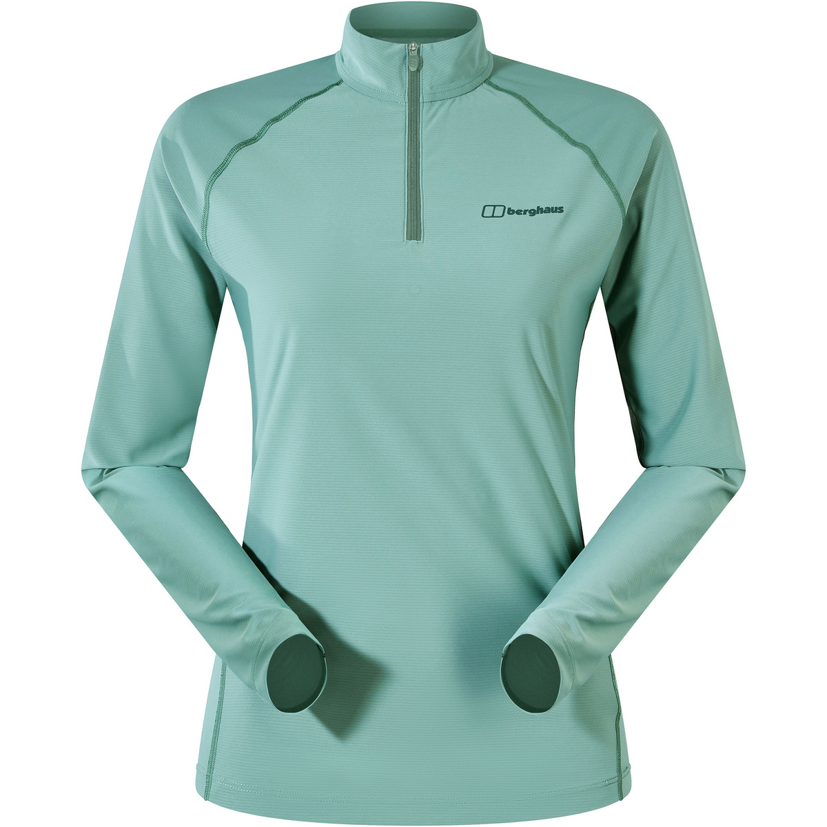 Image of Berghaus Donna Maglia a manica lunga e mezza zip 24/7 Tech