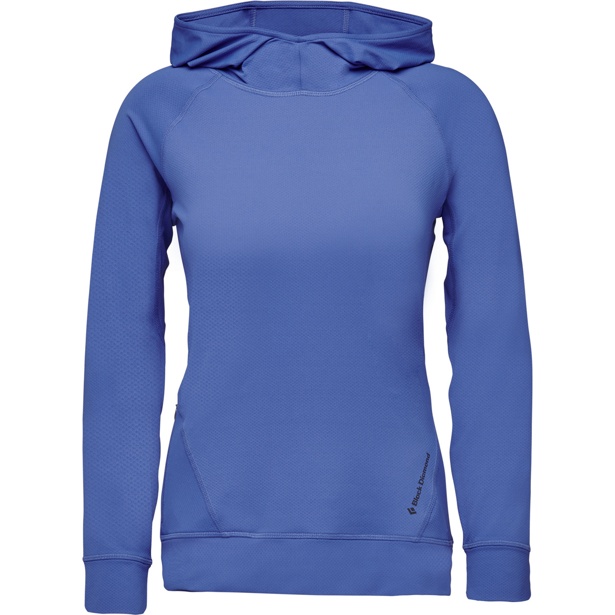Black Diamond Donna Felpa con cappuccio Alpenglow (Taglia XS, Blu)