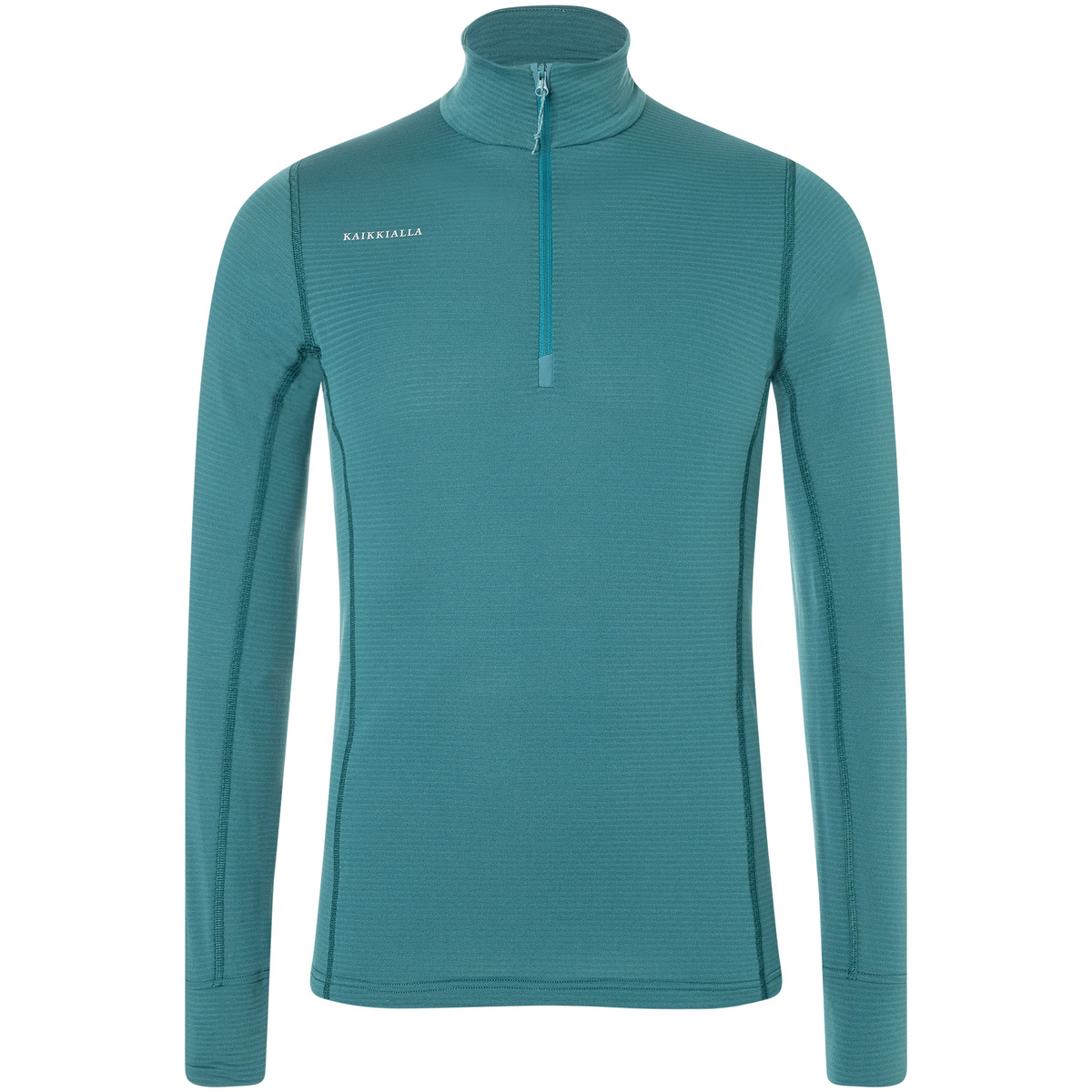 Kaikkialla Uomo Maglia a manica lunga con 1/2 zip Sara (Taglia L, Blu)