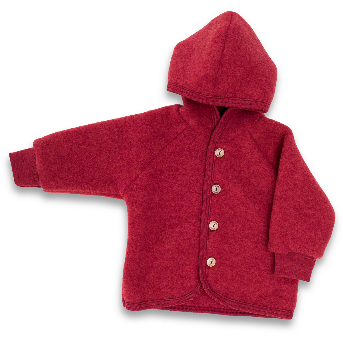Engel Kinder Hoodie Jacke (Größe 104 , rot)