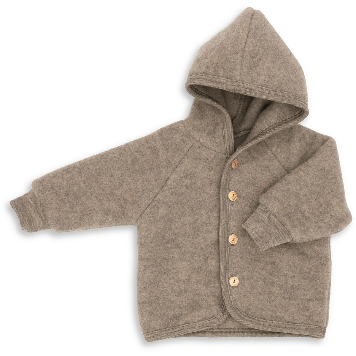 Engel Kinder Hoodie Jacke (Größe 86 , beige)