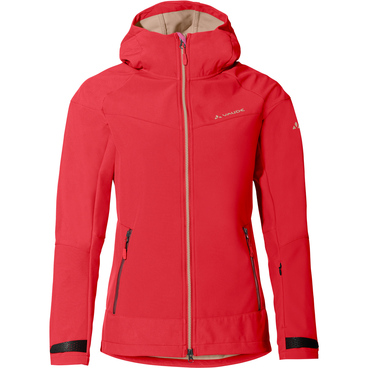 Vaude Damen All Year Elope Softshell Jacke (Größe XXS, rot)