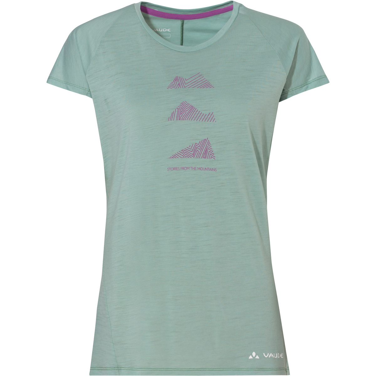 Vaude Damen Tekoa Wool T-Shirt (Größe XXS, gruen)