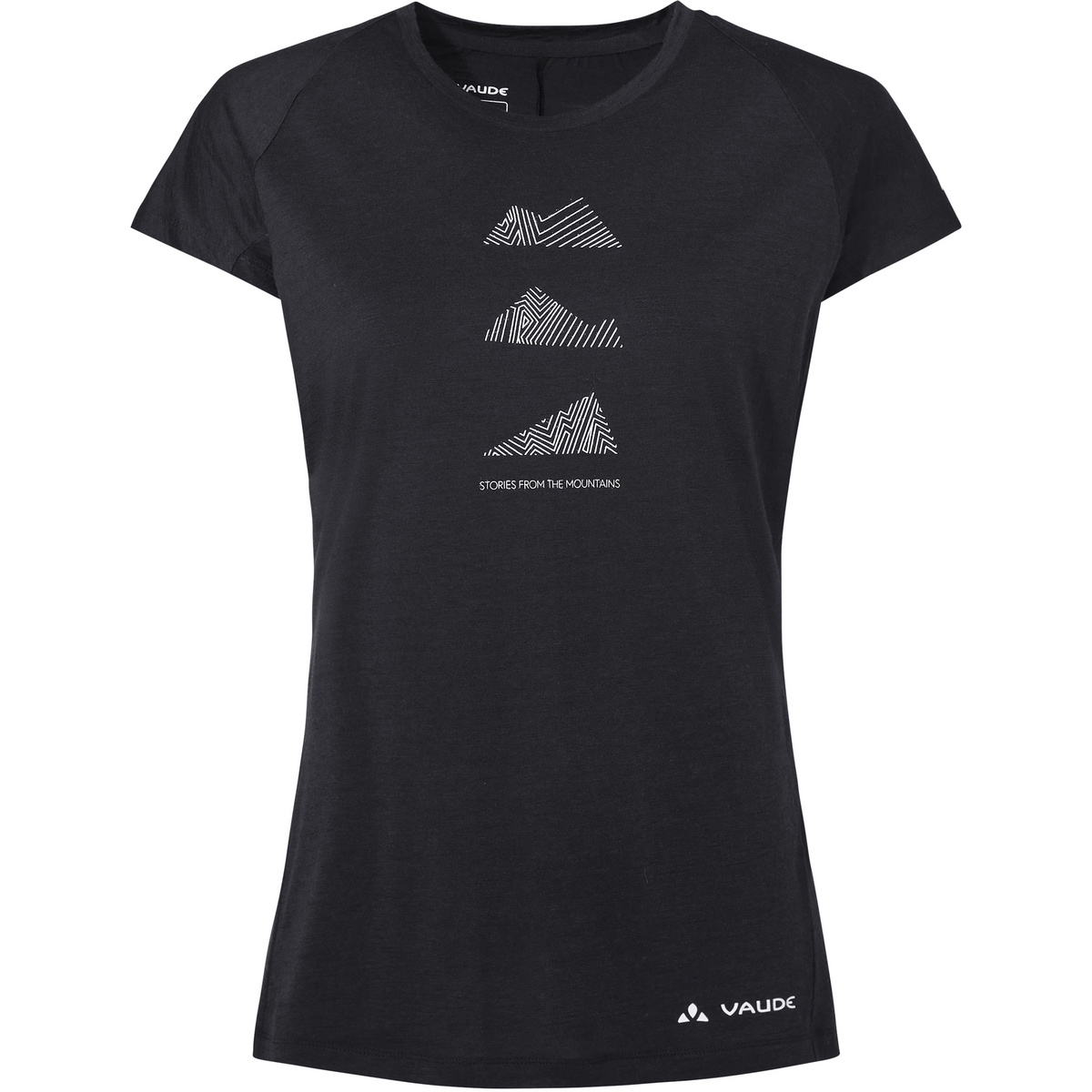 Vaude Damen Tekoa Wool T-Shirt (Größe XL, schwarz)
