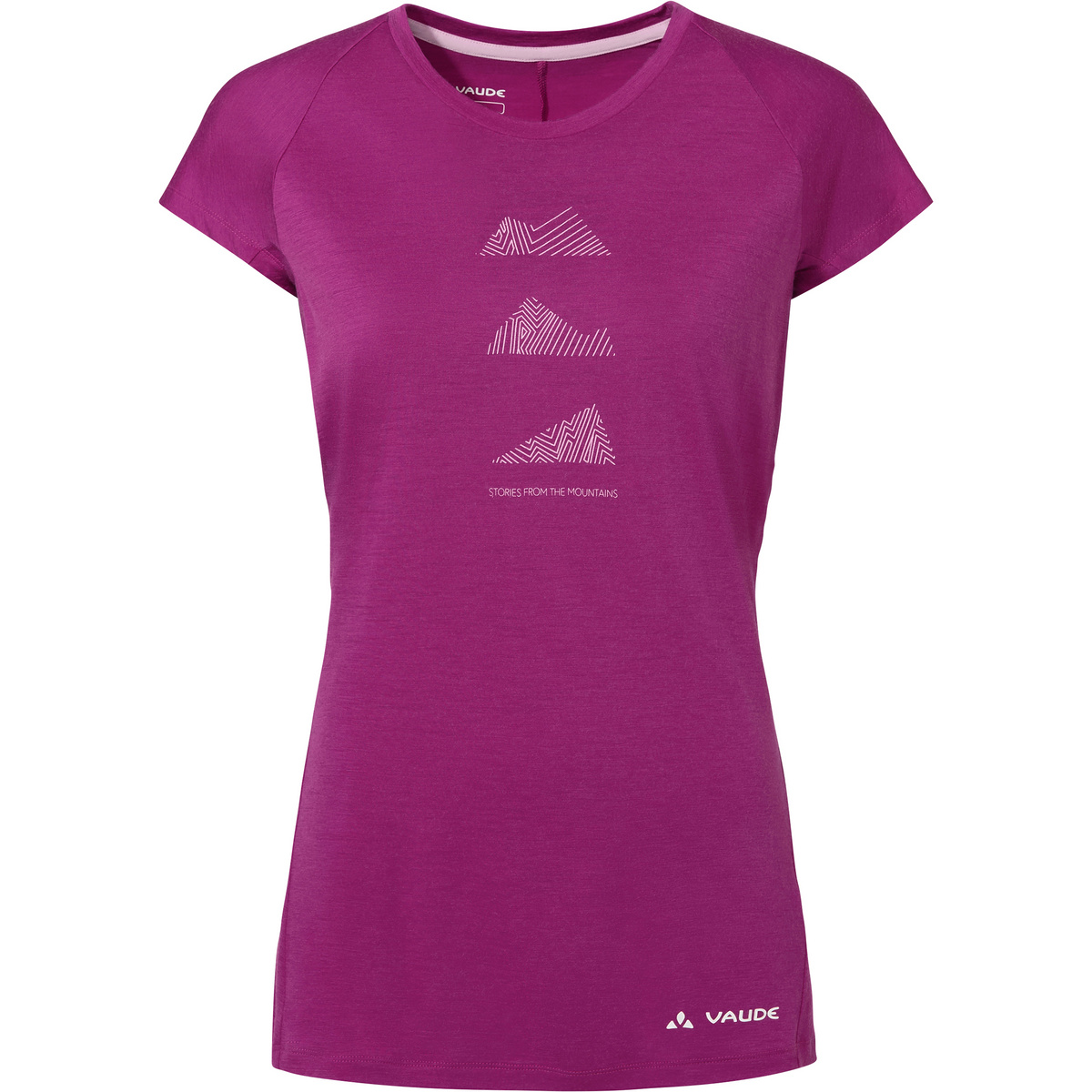 Vaude Damen Tekoa Wool T-Shirt (Größe M, lila)
