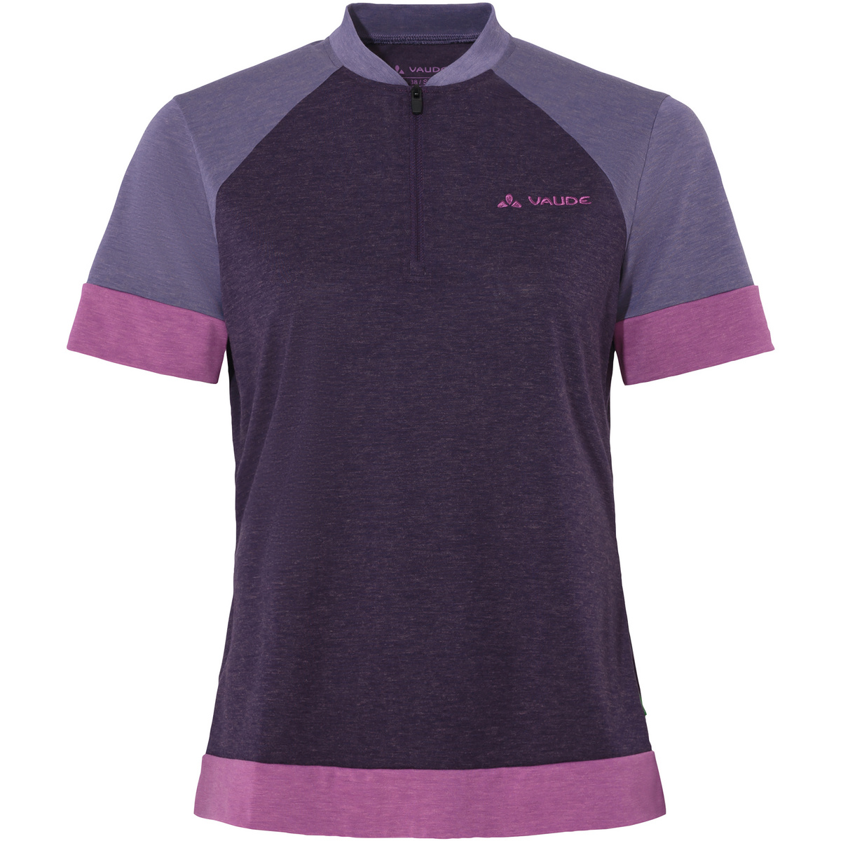 Vaude Donna Maglia da ciclismo Altissimo Q-Zip (Taglia M, Viola)