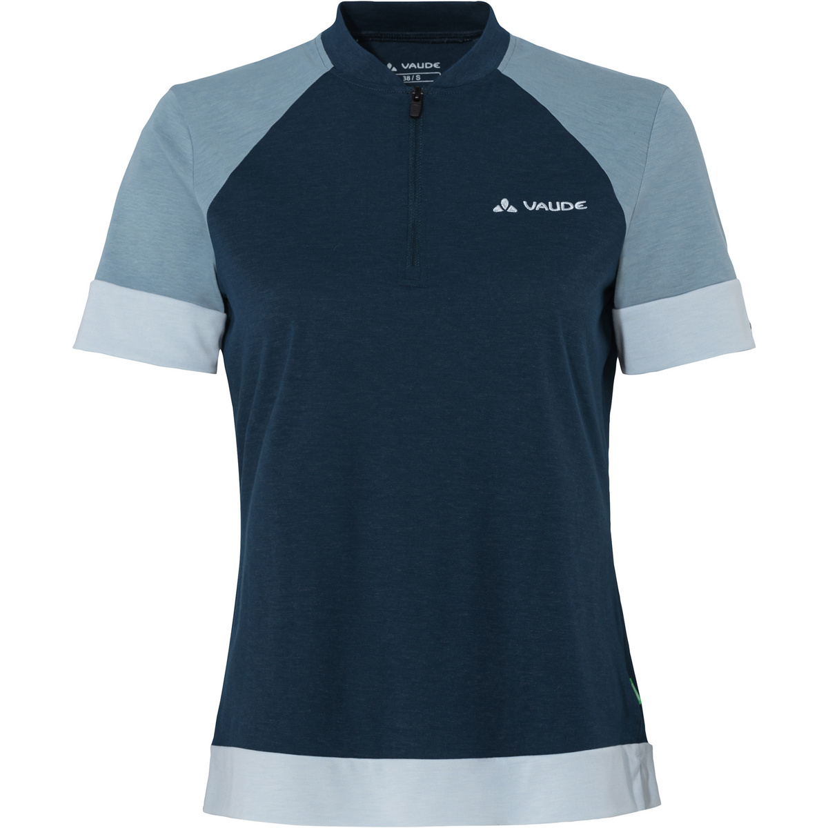 Vaude Donna Maglia da ciclismo Altissimo Q-Zip (Taglia XL, Blu)