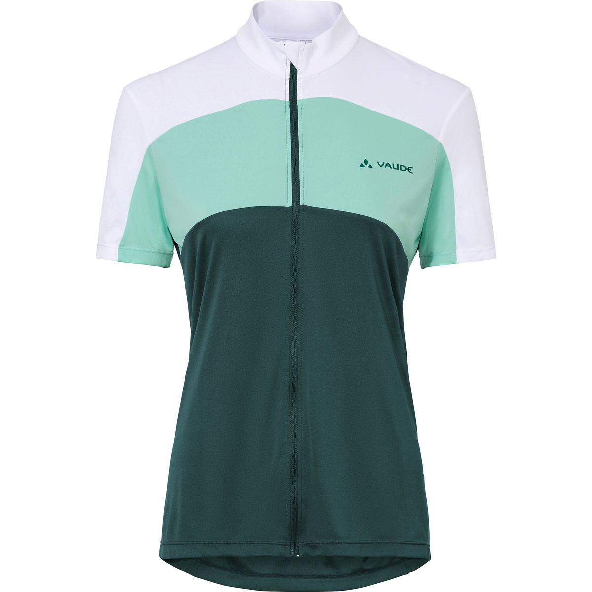 Vaude Donna Maglia da bici Matera FZ (Taglia XXS, Verde)