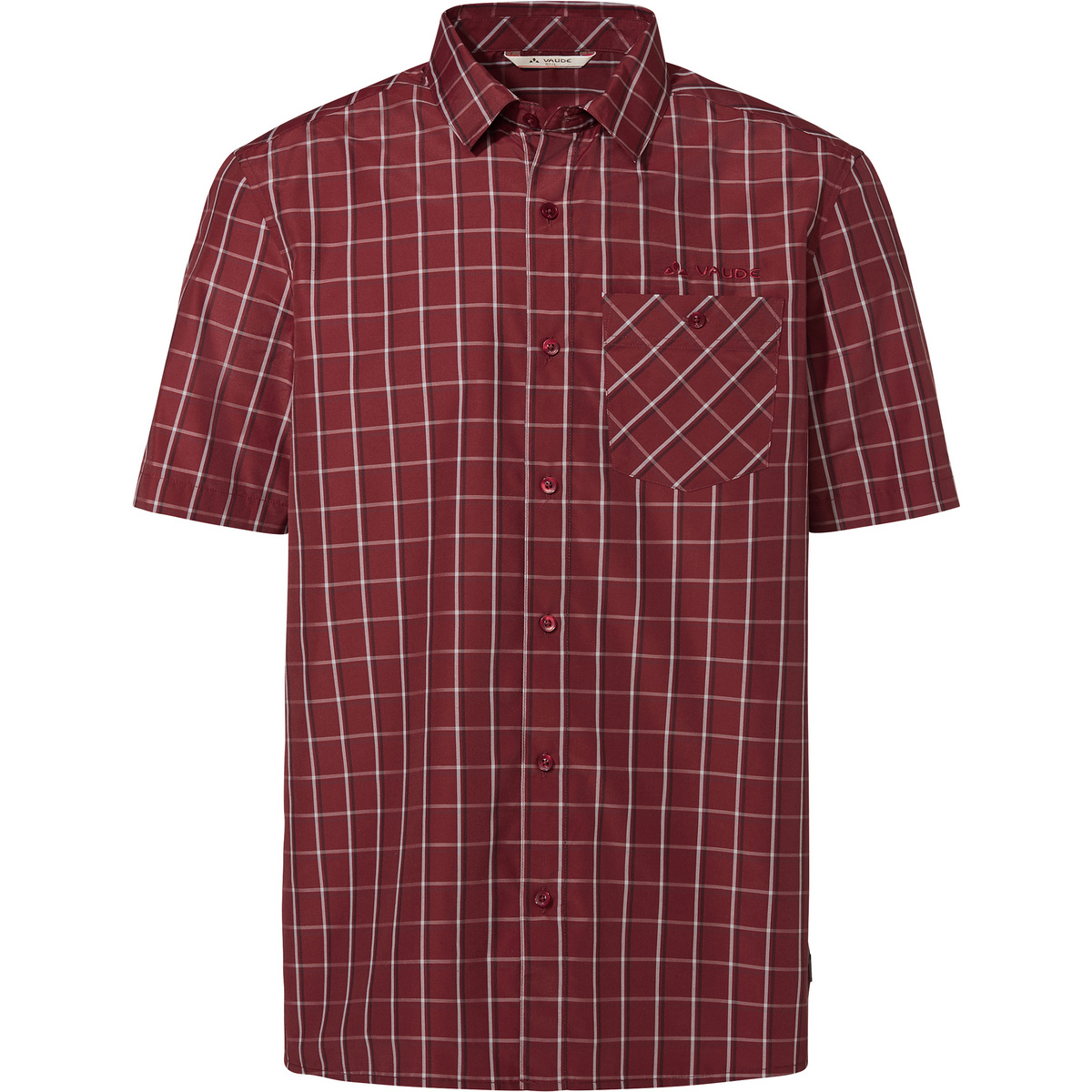 Vaude Uomo Camicia Albsteig III (Taglia S, Rosso)