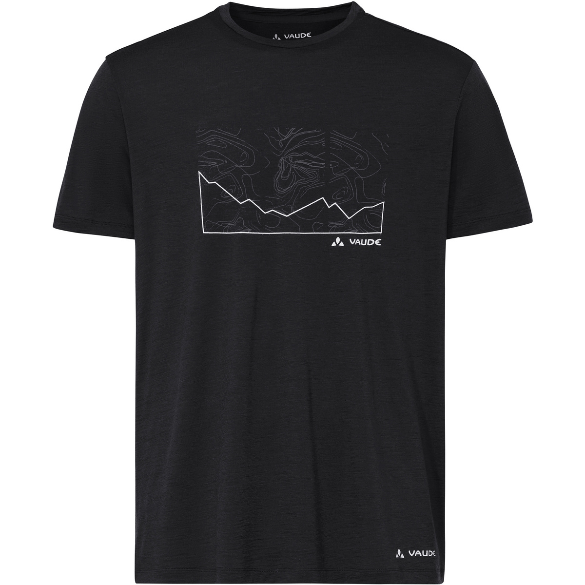Vaude Herren Tekoa Wool T-Shirt (Größe M, schwarz)