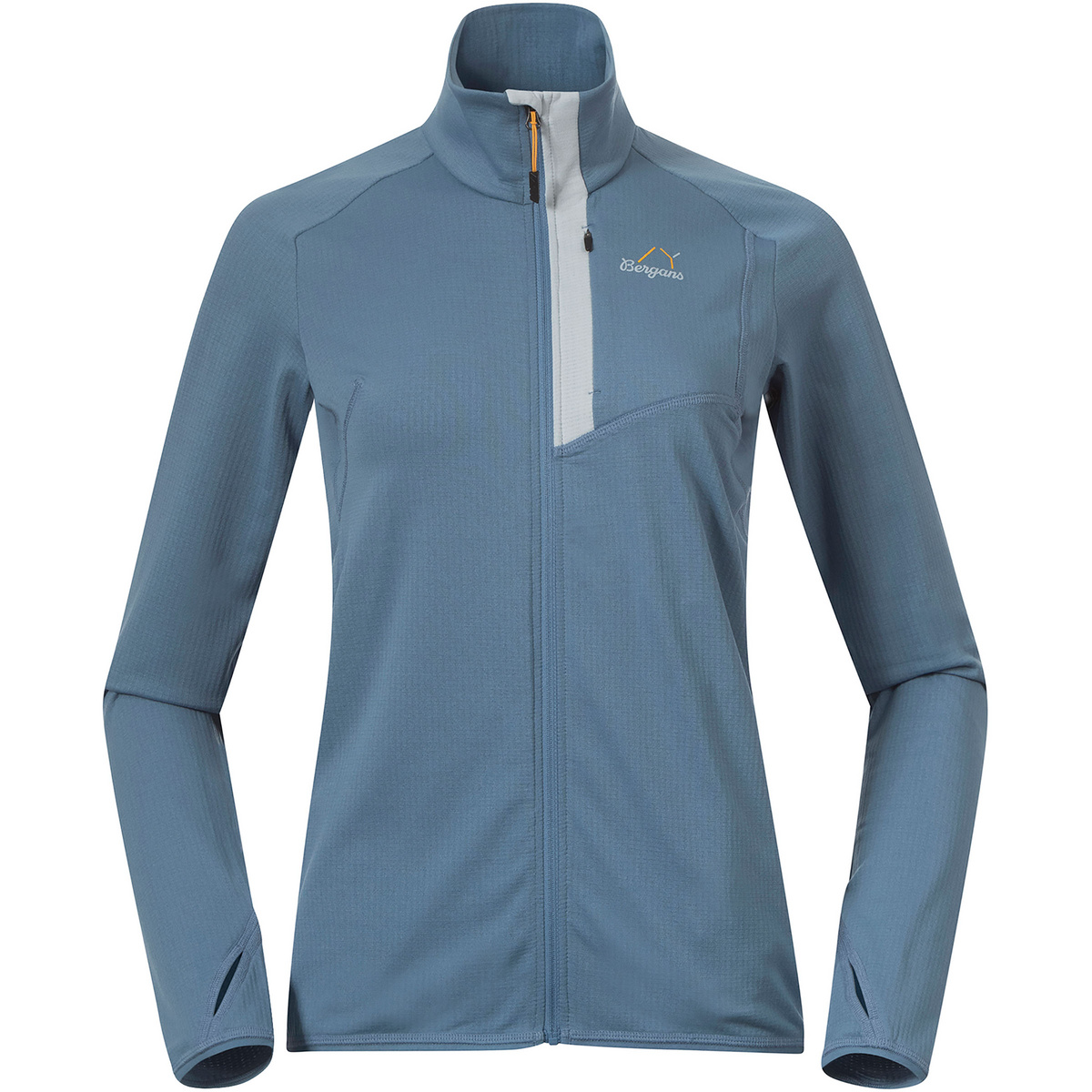 Bergans Damen Y LightLine Essence Midlayer Jacke (Größe S, blau)
