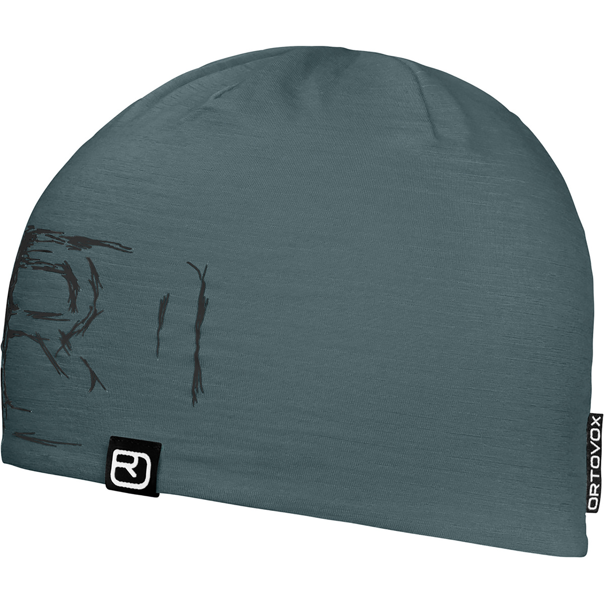 Ortovox 120 Tec Logo Mütze (Größe ONE SIZE, grau)