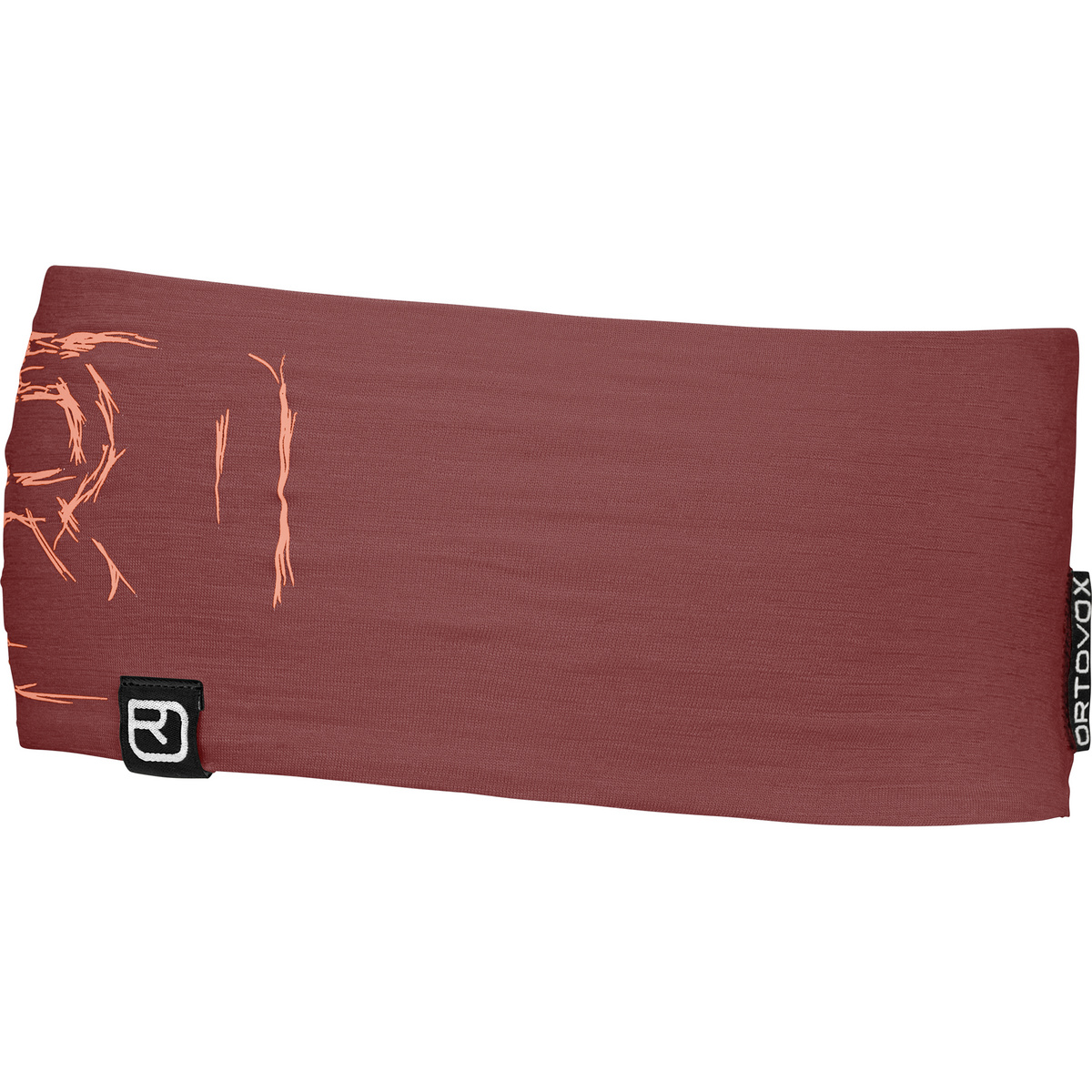 Ortovox 120 Tec Logo Stirnband (Größe ONE SIZE, rot)