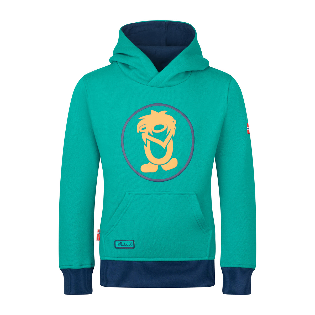 Trollkids Bambino Felpa Troll (Taglia 164, Verde)