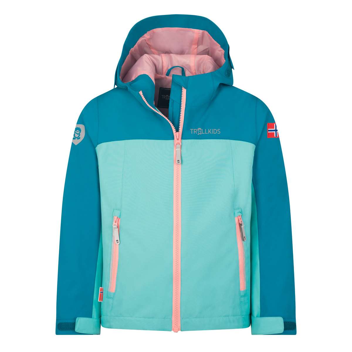 Trollkids Kinder Telemark Jacke (Größe 98, blau)