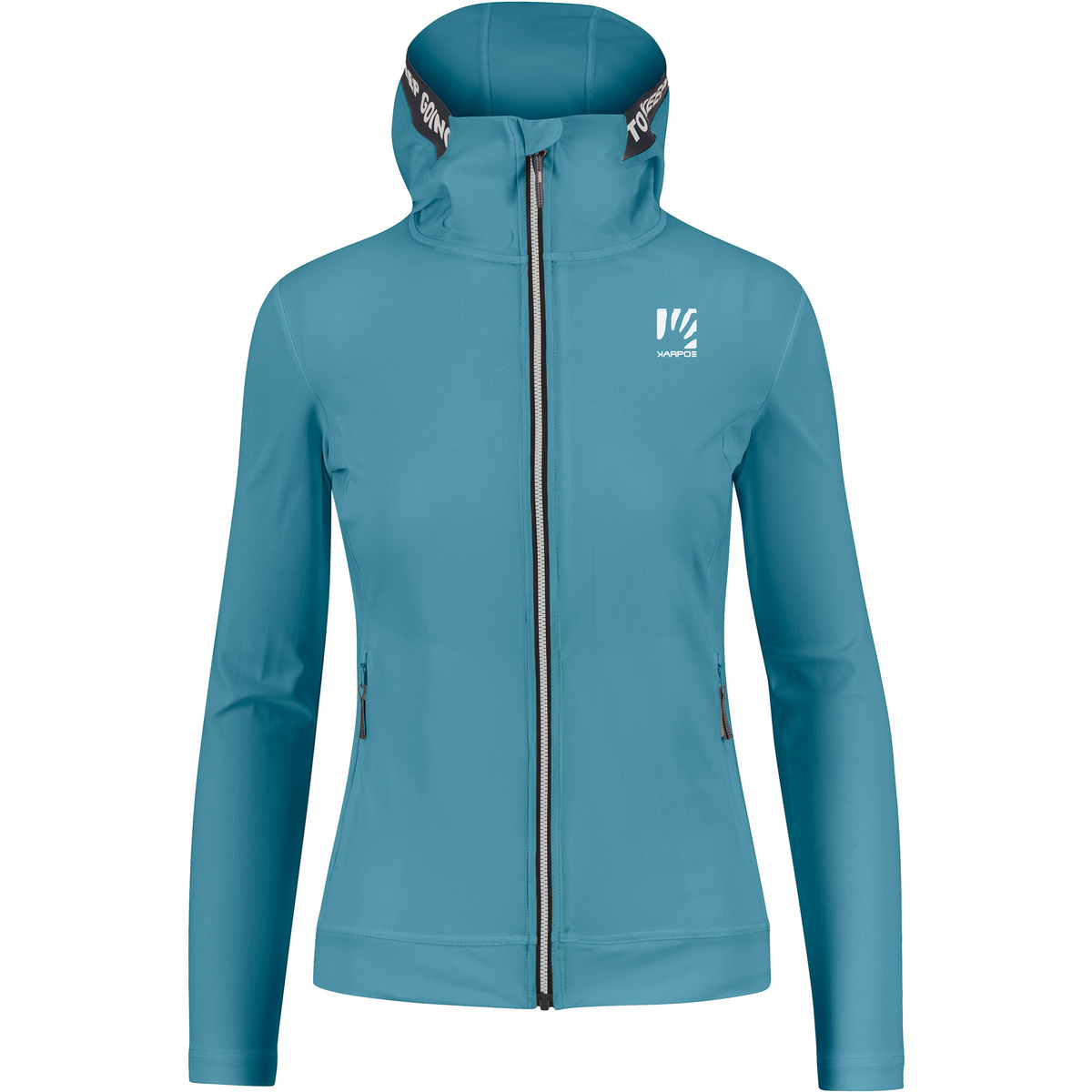 Karpos Donna Giacca Easyfrizz Full-Zip (Taglia M, Blu)