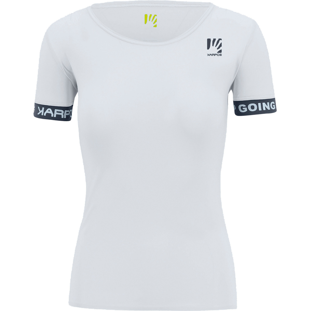 Karpos Donna Maglietta Easyfrizz (Taglia M, Bianco)