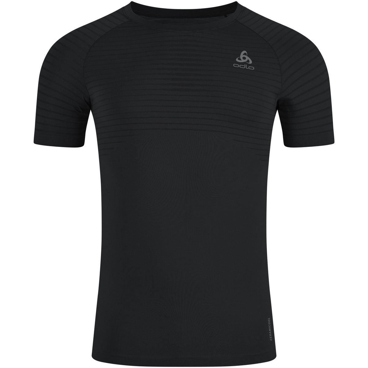 Odlo Uomo Maglietta Performance X-Light Eco (Taglia XXL, Nero)