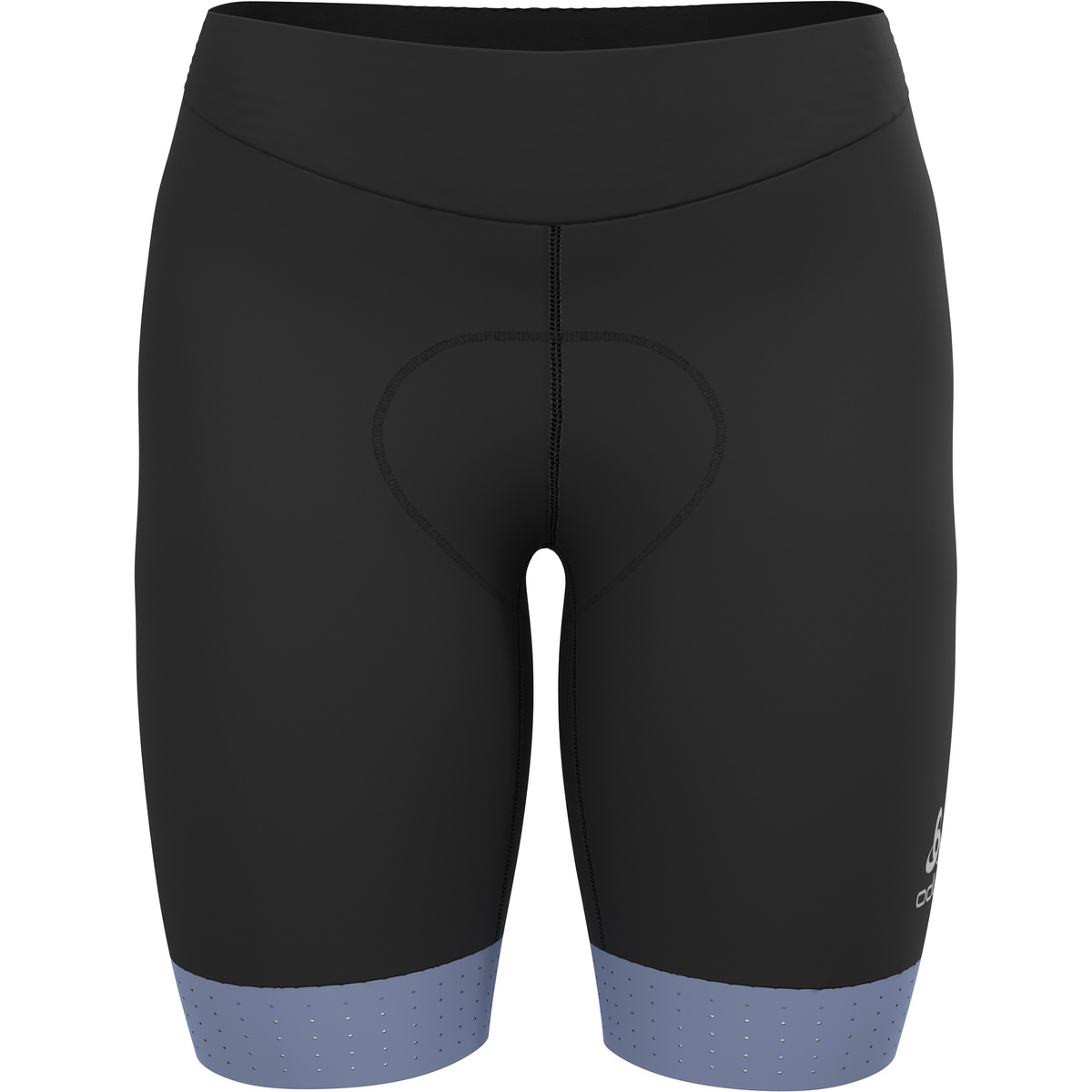 Odlo Damen Zeroweight Radhose kurze (Größe L, schwarz)