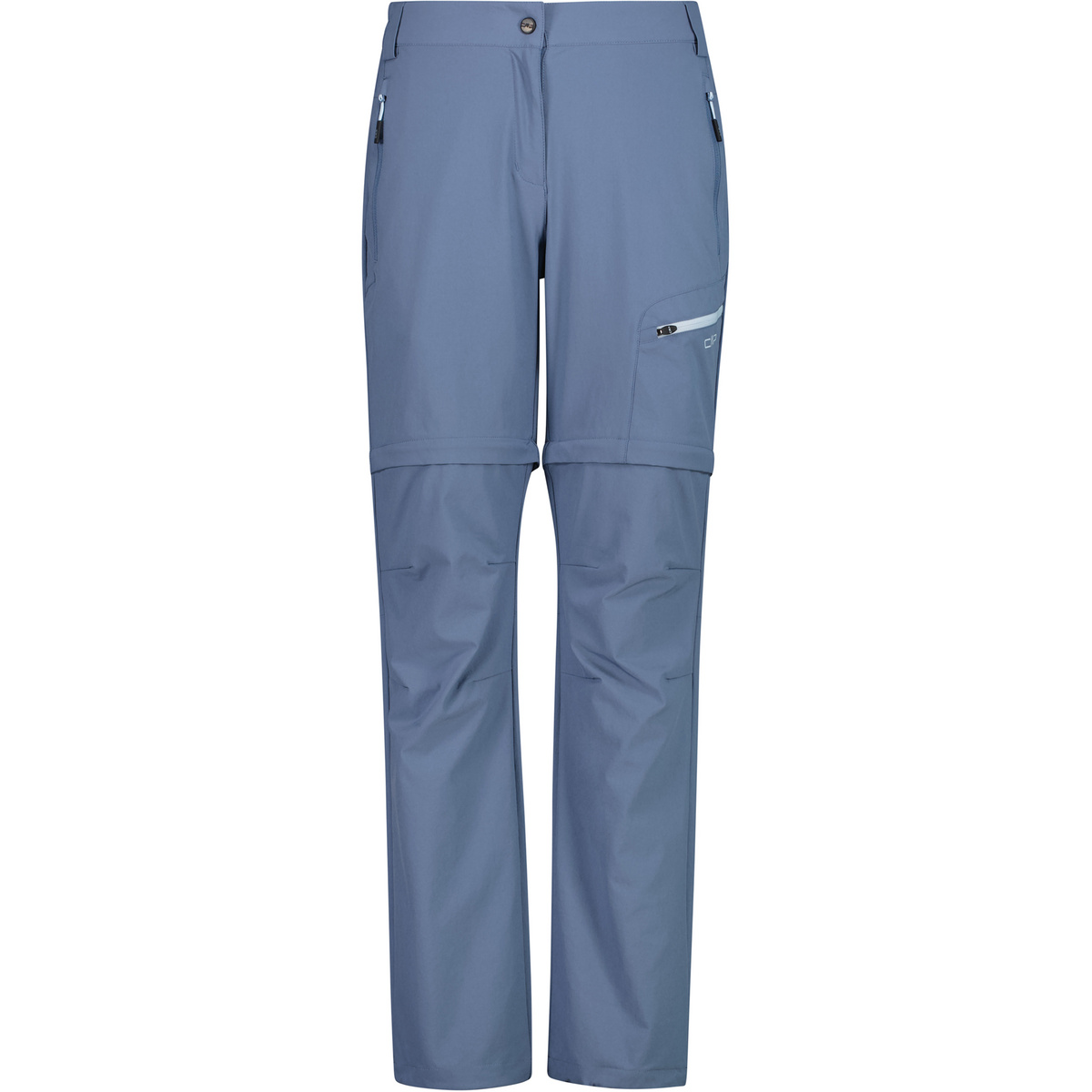 CMP Damen Zip Off Hose (Größe L, blau)