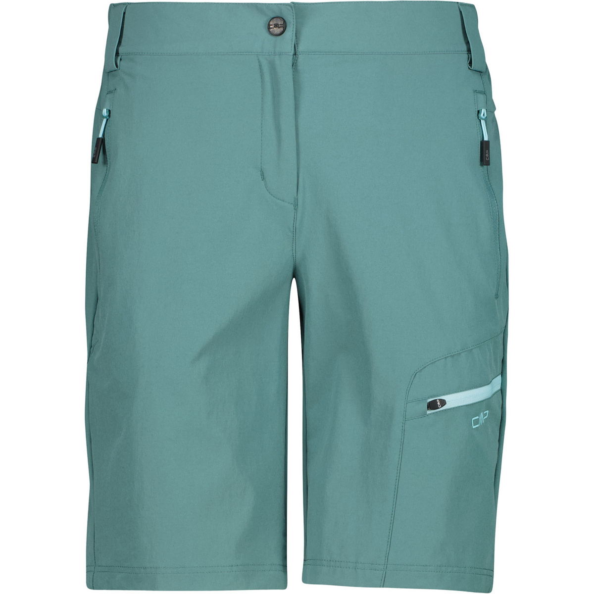 CMP Donna Pantaloncini  Bermuda (Taglia XS, Turchese)