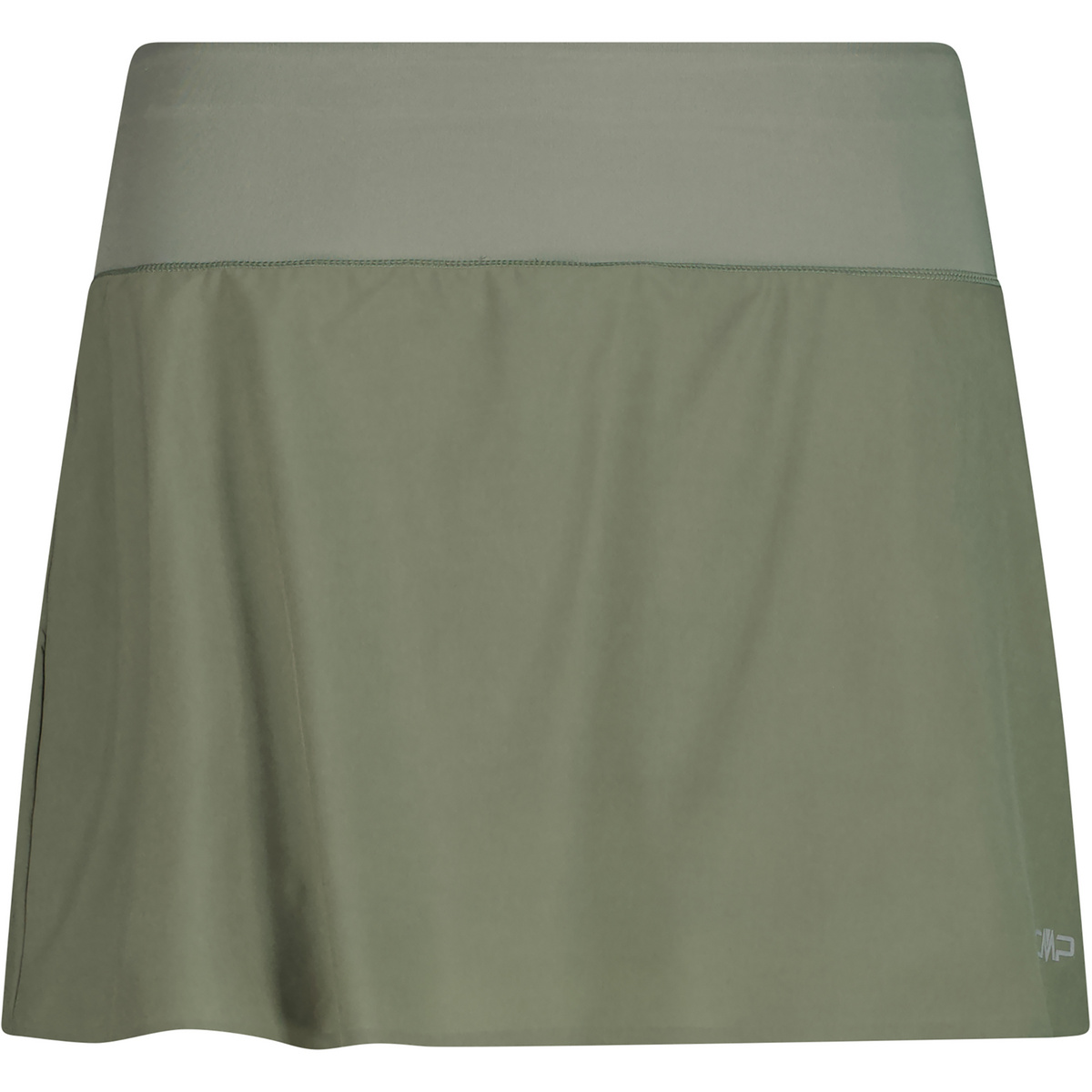 CMP Damen Trail 2-in-1 Skirt (Größe M, oliv)