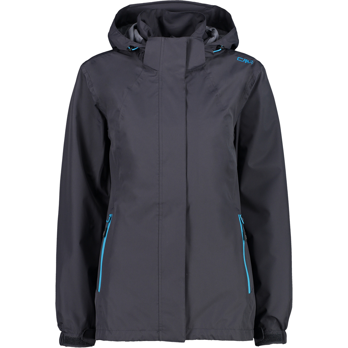 CMP Femme Veste Zip Hoodie (taille 3XL, Gris)