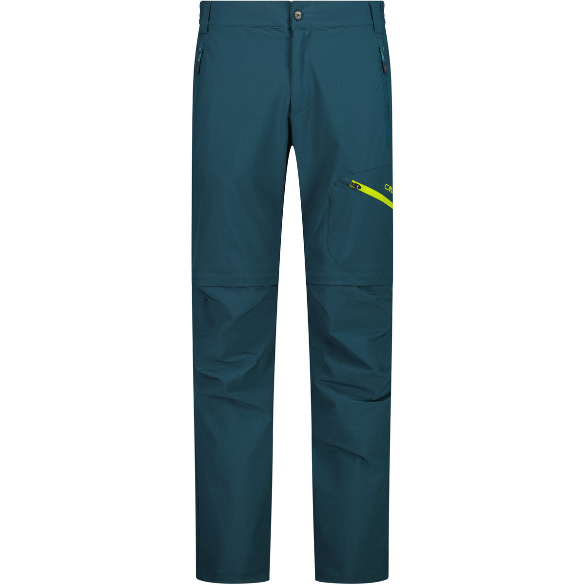 CMP Uomo Pantaloni Zip Off (Taglia 3XL, Turchese)