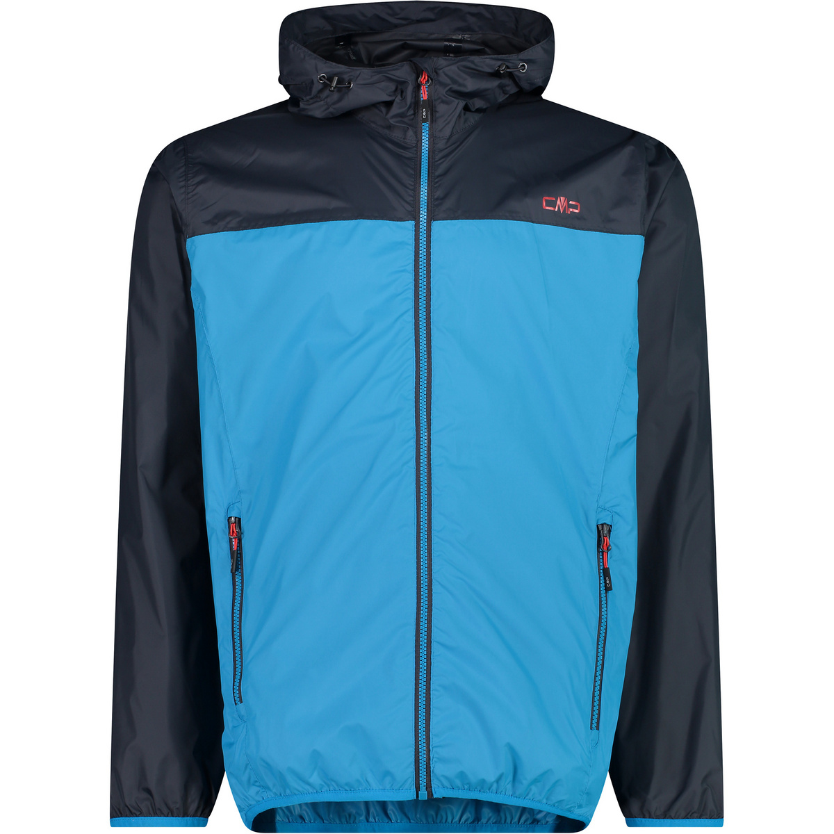 CMP Homme Veste Hoodie Rain (taille 3XL, Bleu)