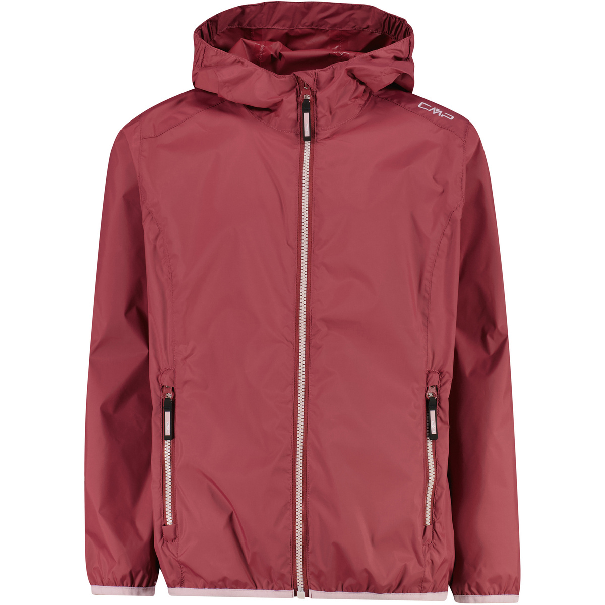 CMP Kinder Hoodie Rain Jacke (Größe 176, rot)