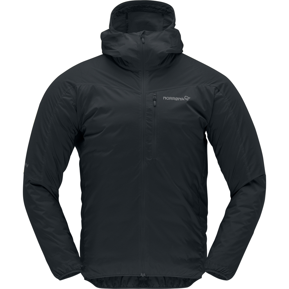 Norrona Uomo Giacca con cappuccio Falketind Aero60 (Taglia XL, Nero)