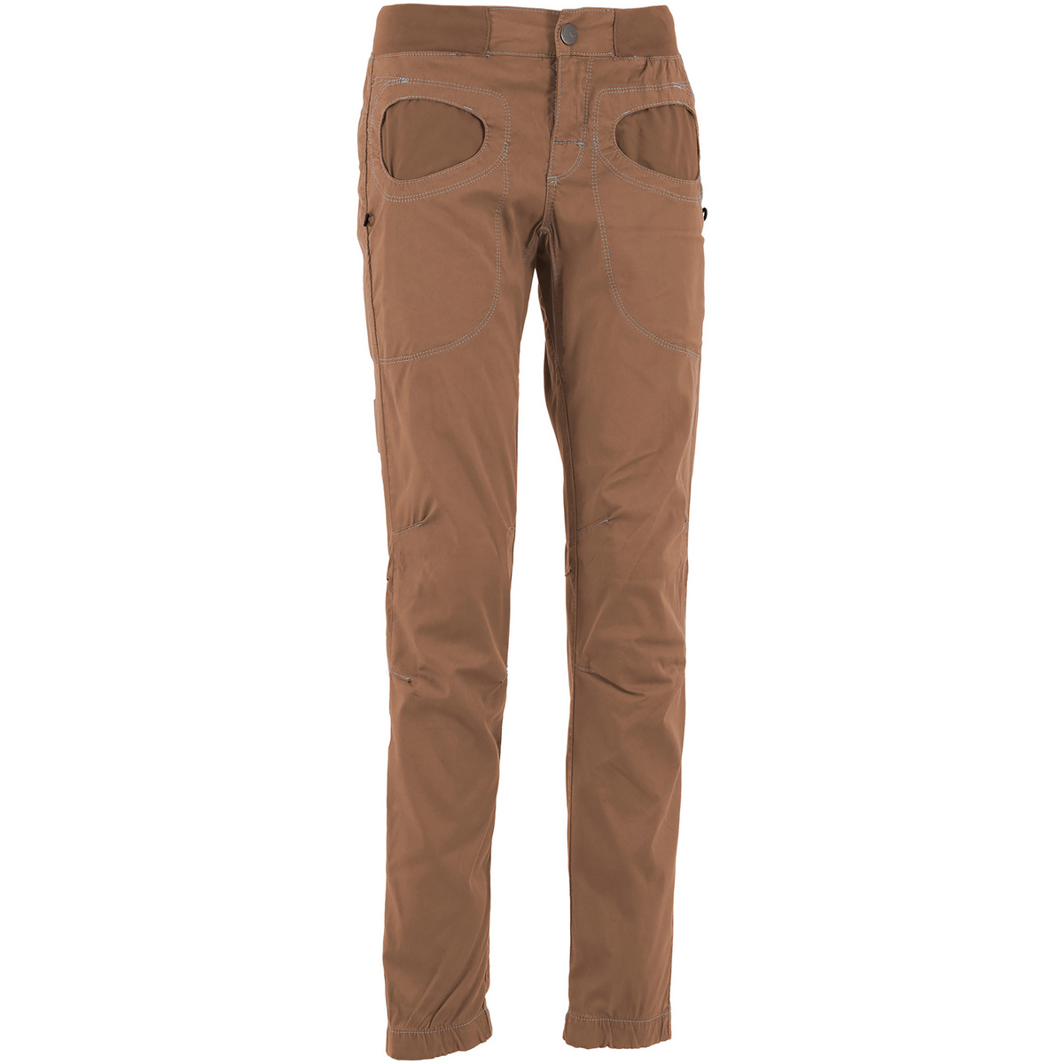 E9 Donna Pantaloni Onda Rock 2.2 (Taglia L, Marrone)