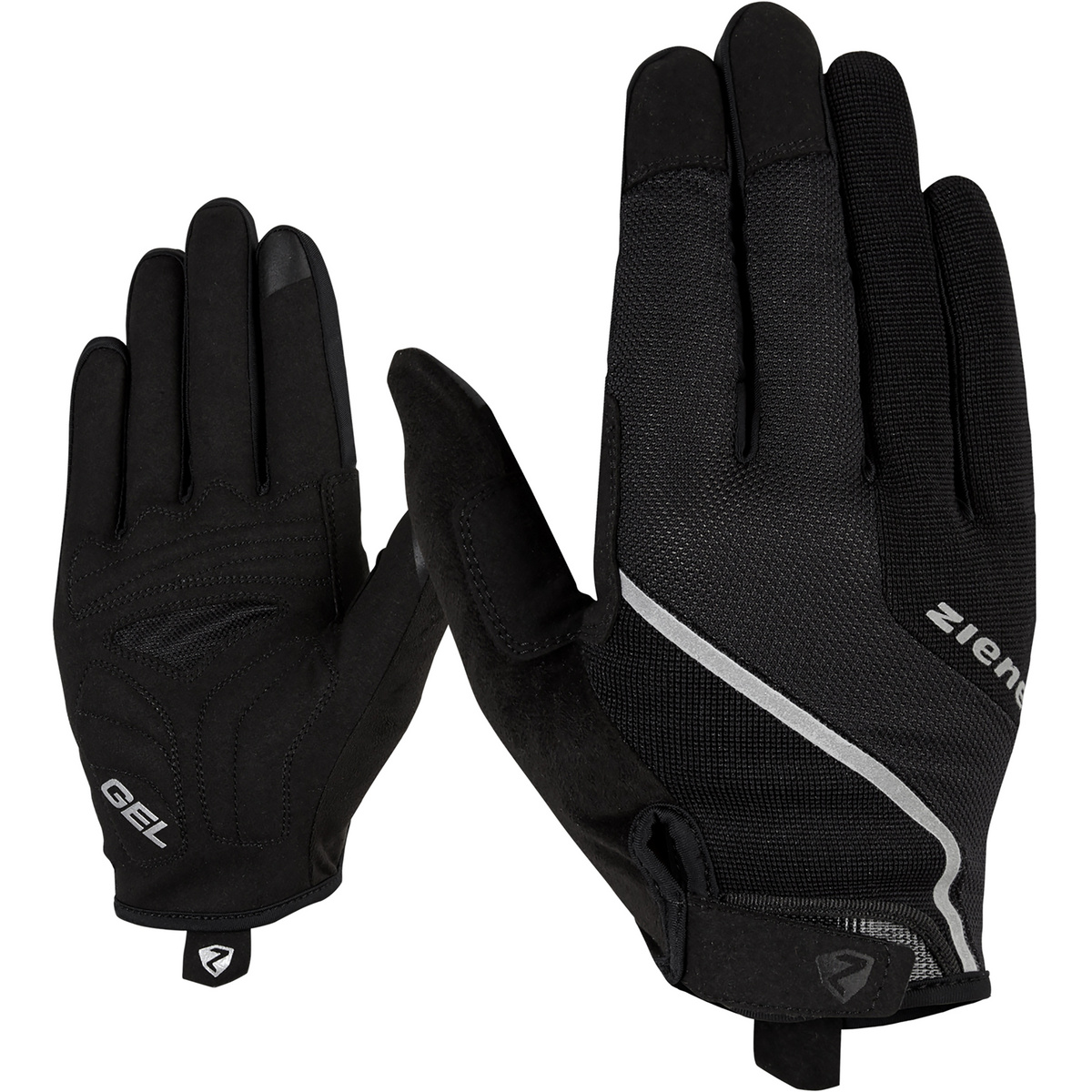Ziener Herren Clyo Touch Bike Handschuhe (Größe 11, schwarz)