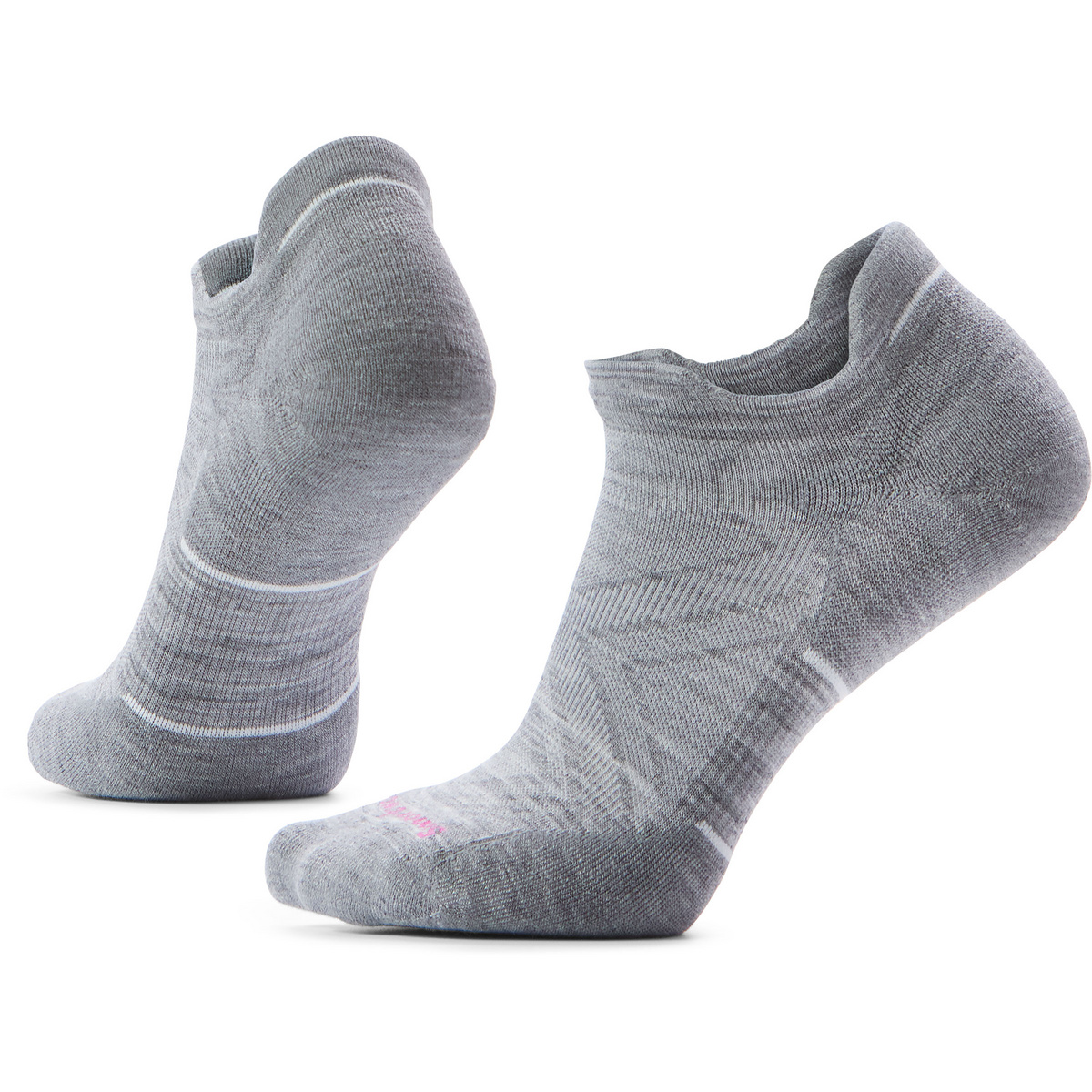 Smartwool Damen Run Targeted Cushion Low Ankle Socken (Größe 42 , grau)
