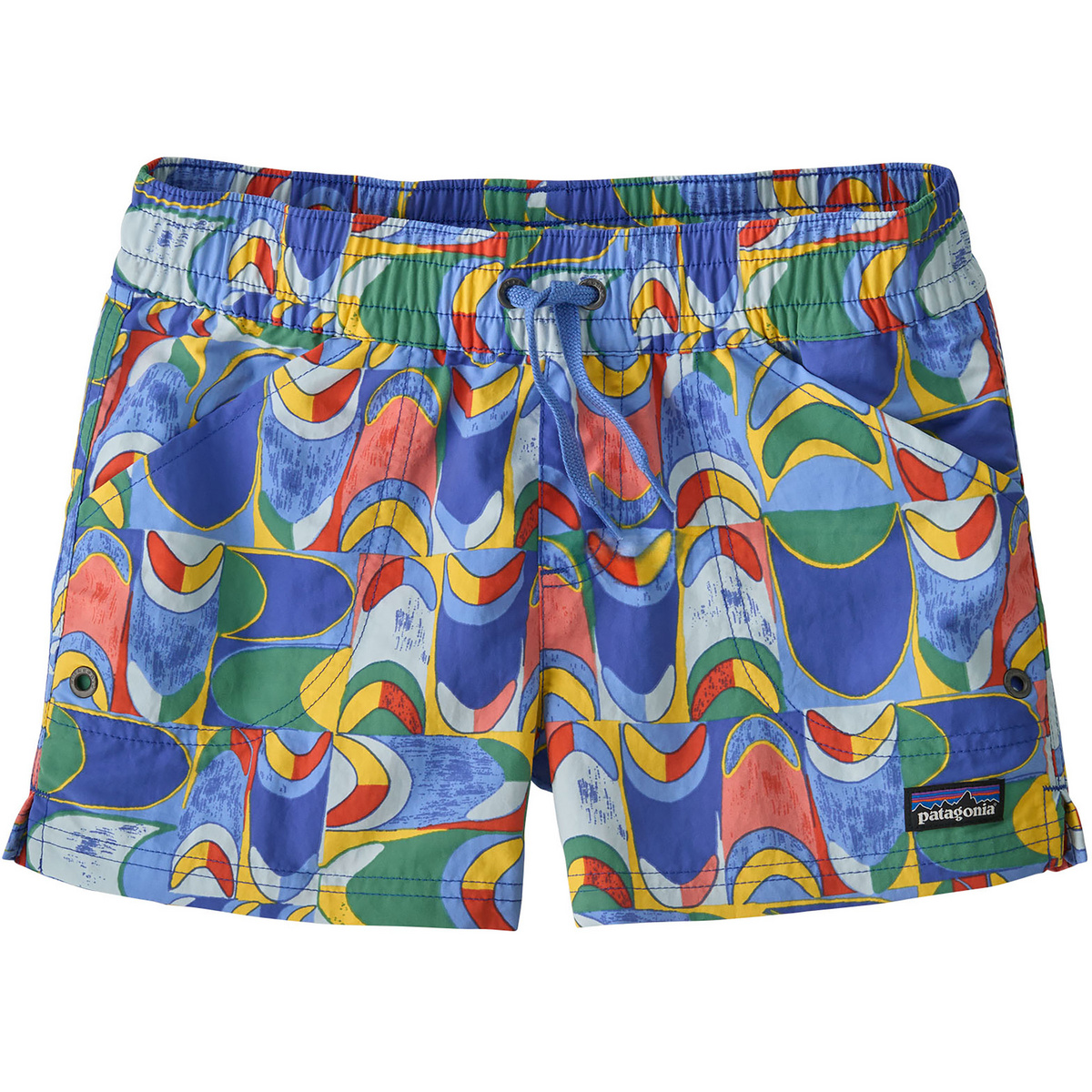 Patagonia Bambino Pantaloncini Girls' Costa Rica Baggies (Taglia 156, Blu)