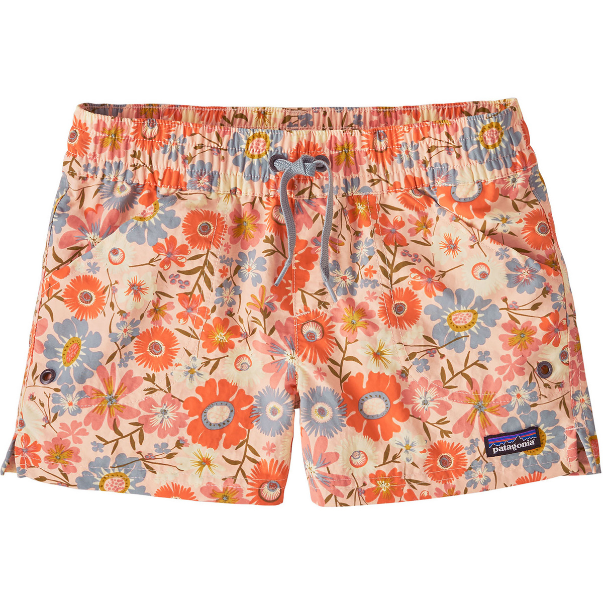 Patagonia Bambino Pantaloncini Girls' Costa Rica Baggies (Taglia 140, Arancione)