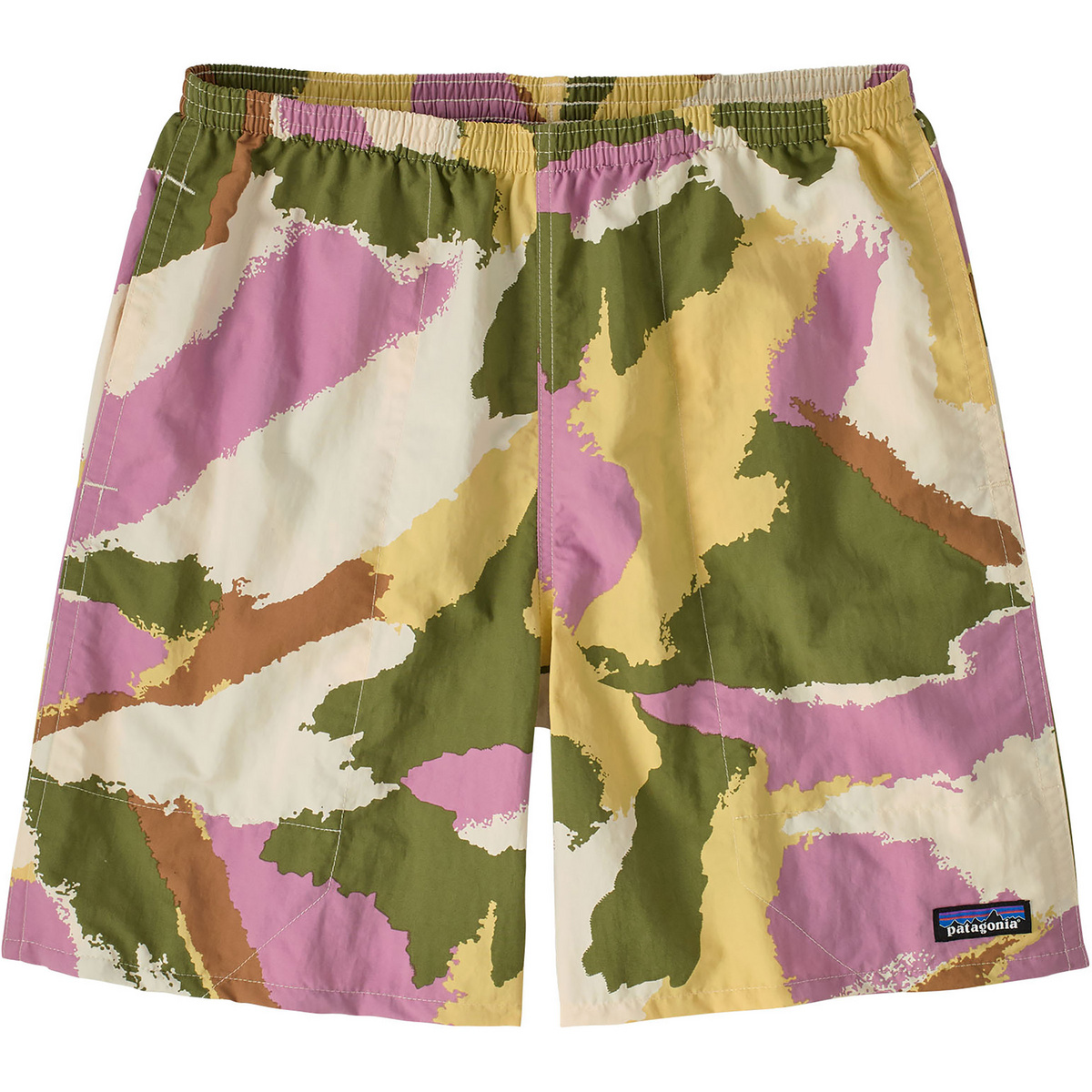 Patagonia Uomo Pantaloncini Baggies Long (Taglia L, Verde oliva)