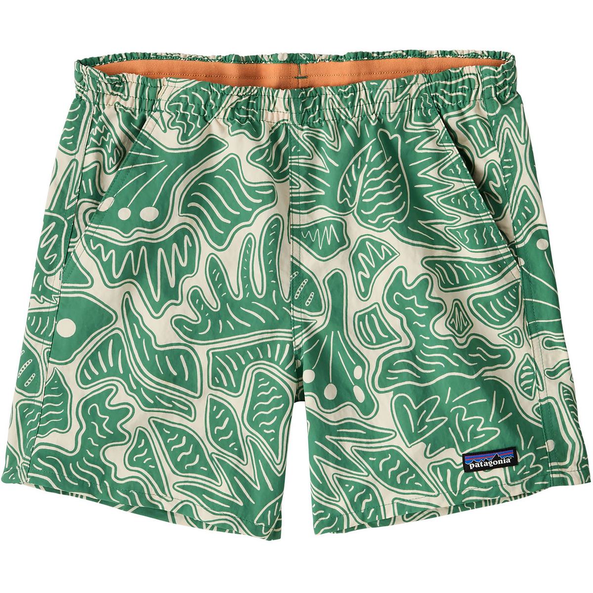 Patagonia Donna Pantaloncini 5 Baggies (Taglia S, Verde)