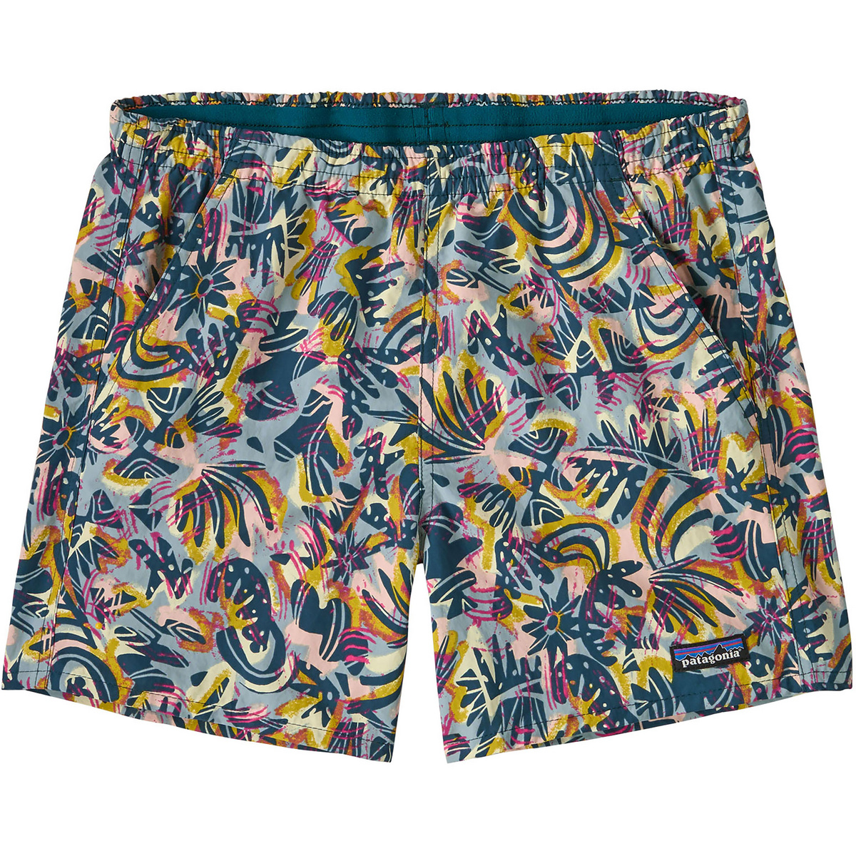 Patagonia Femme Short 5 Baggies (taille M, Bleu)